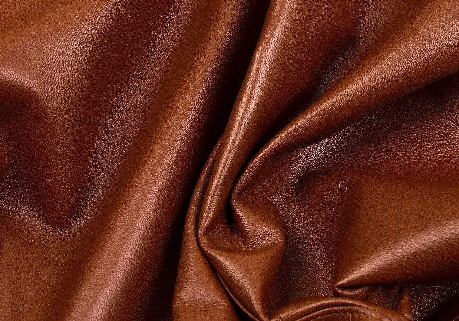 Jean Paul Gaultier Sheep Skin Leather Coat in Brown, Size 48 Size US M / EU 48-50 / 2 - 18 Thumbnail