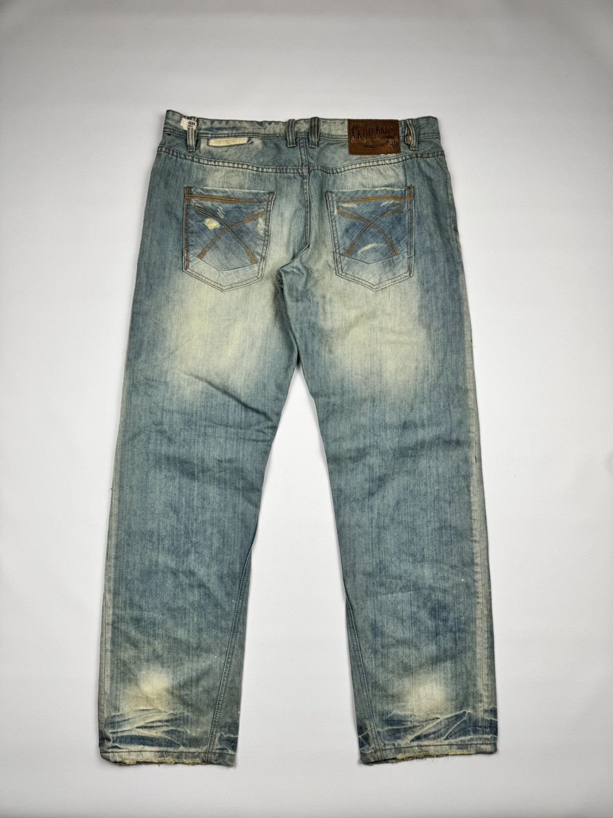 If Six Was Nine Vintage IfSixWasNine Style Distressed Fade Y2k Jeans Size US 38 / EU 54 - 1 Thumbnail