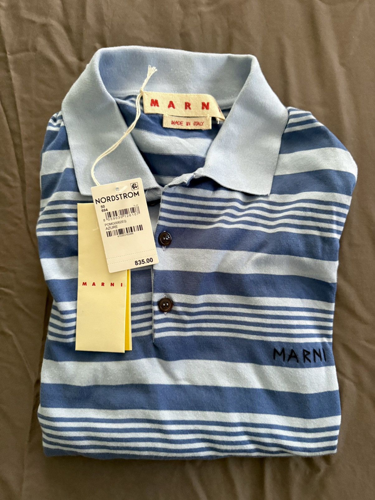 Marni Marni Italian Knit Polo Size US M / EU 48-50 / 2 - 1 Thumbnail