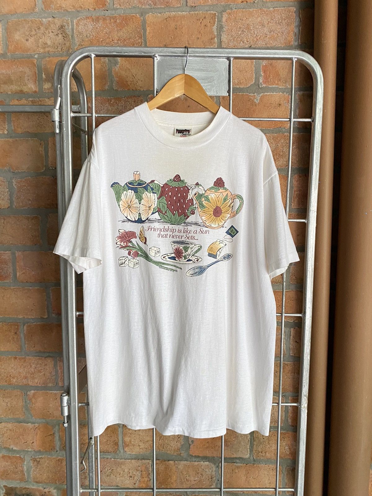 Vintage Vintage tea print tee Size US M / EU 48-50 / 2 - 11 Thumbnail