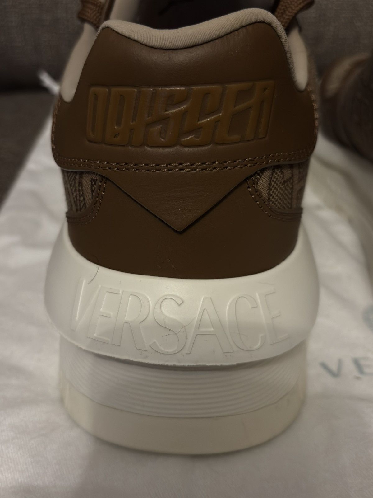 Versace Versace Odissea Versace Logo All Over Brown Size 10 Size US 10 / EU 43 - 8 Thumbnail
