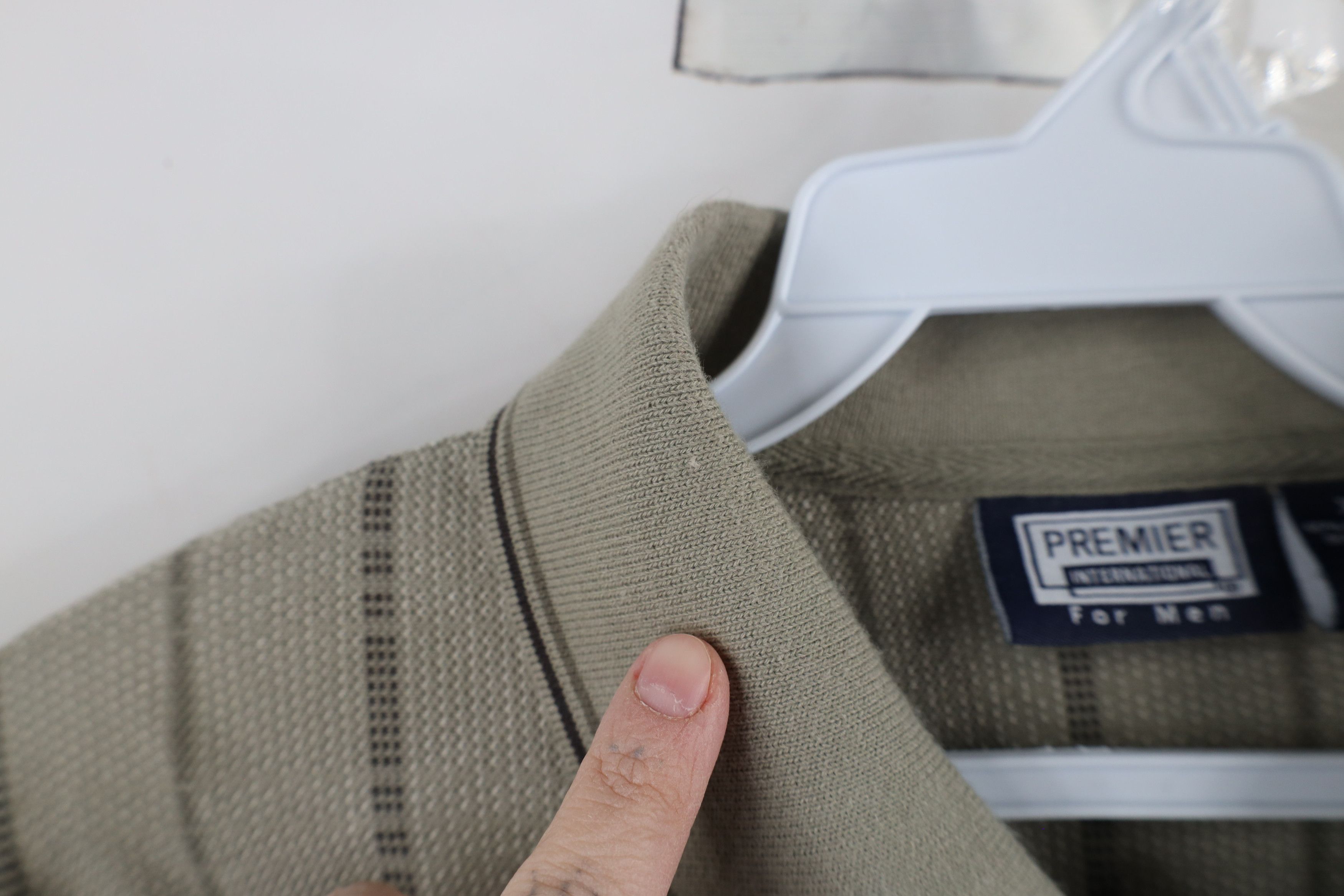 Vintage Vintage 90s Streetwear Knit Collared Golf Polo Shirt Green Size US XL / EU 56 / 4 - 6 Thumbnail