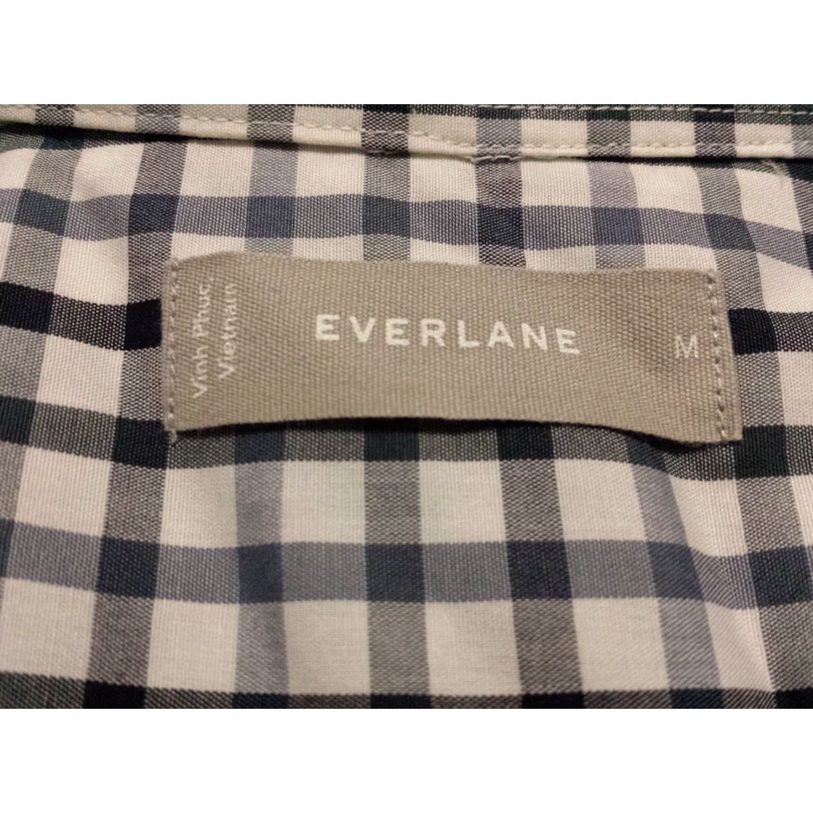 Everlane Everlane Mens Shirt Long Sleeve Button-Down Multicolor Plaid Check Cotton Size US M / EU 48-50 / 2 - 5 Thumbnail