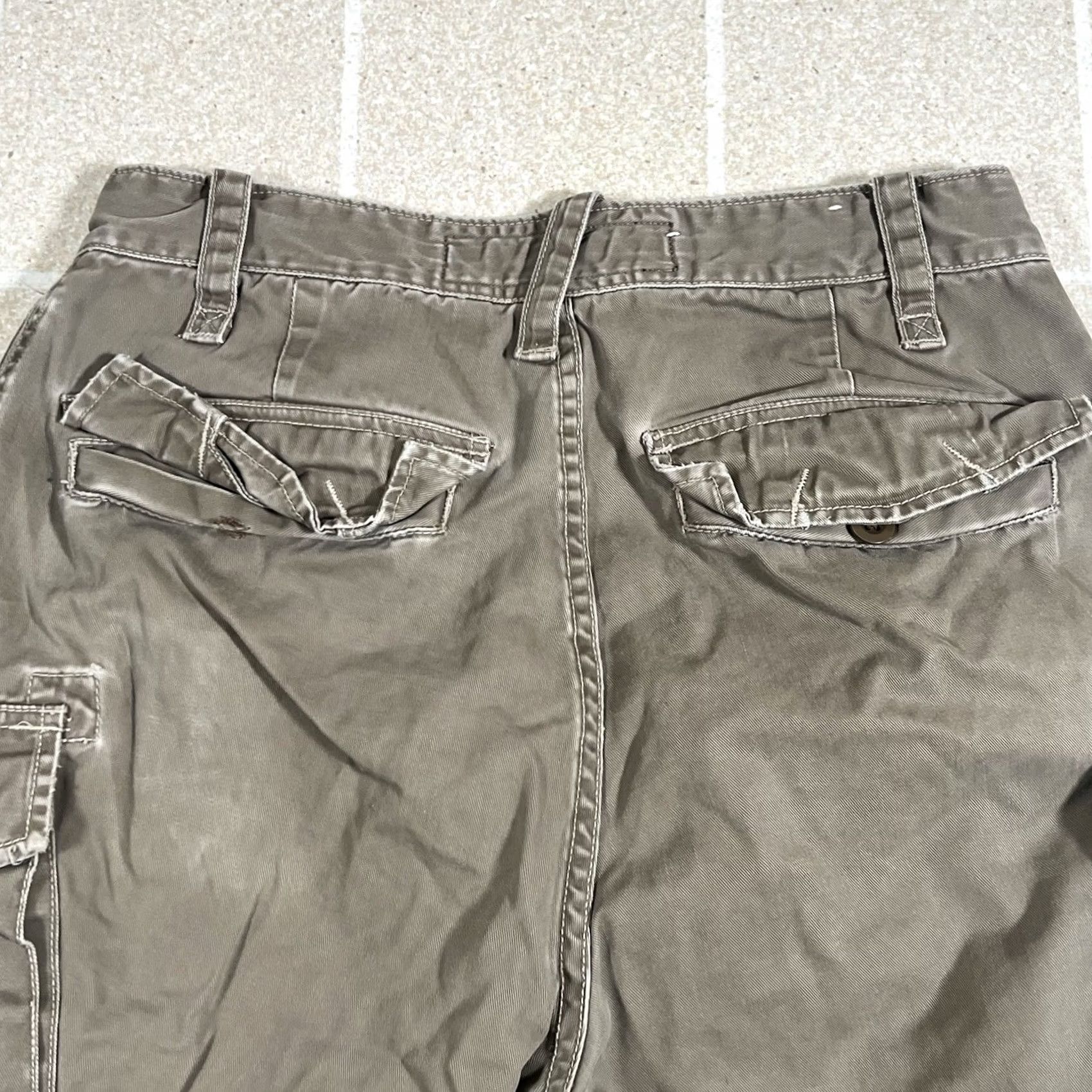 Nautica VINTAGE Nautica Cargo Shorts Paratrooper Baggy Pockets 28 Men Brown Y2K Military Jean Co Waist 28 Size US 28 / EU 44 - 7 Thumbnail