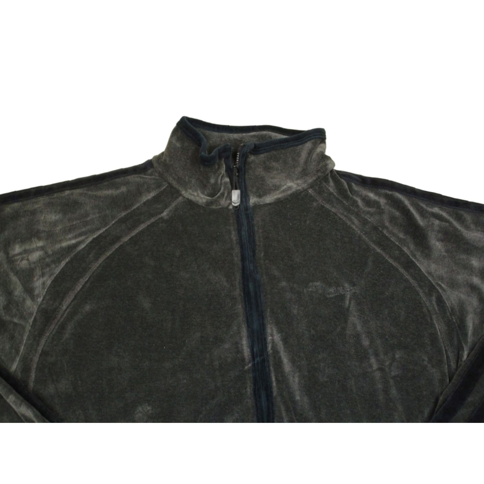 Fubu VINTAGE FUBU Jacket Men XL Black Velour Track Windbreaker 90s Hip Hop Y2K Halloween? Size US XL / EU 56 / 4 - 1 Thumbnail
