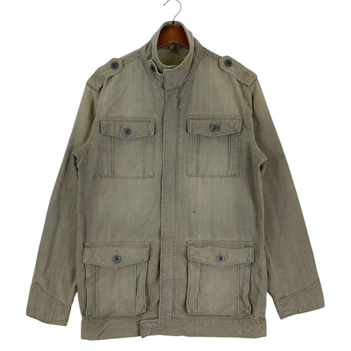 Japanese Brand Vintage Back Rush Four Pockets Jacket Size US L / EU 52-54 / 3 - 1 Thumbnail