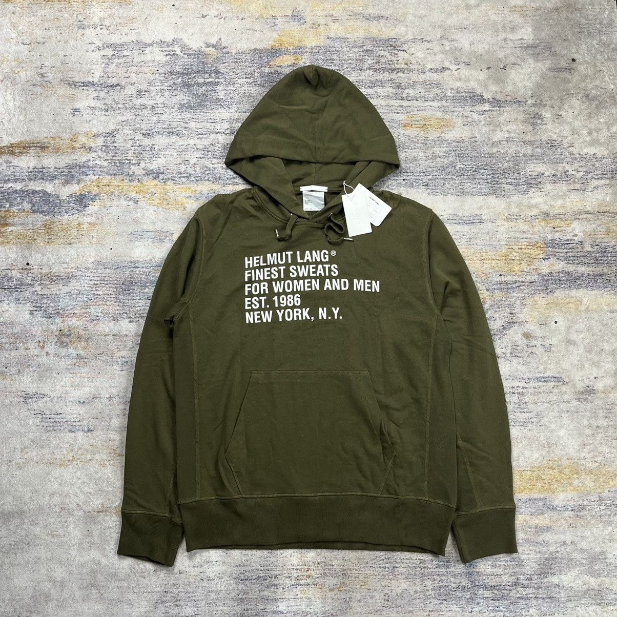 Helmut lang finest sweat hoodie
