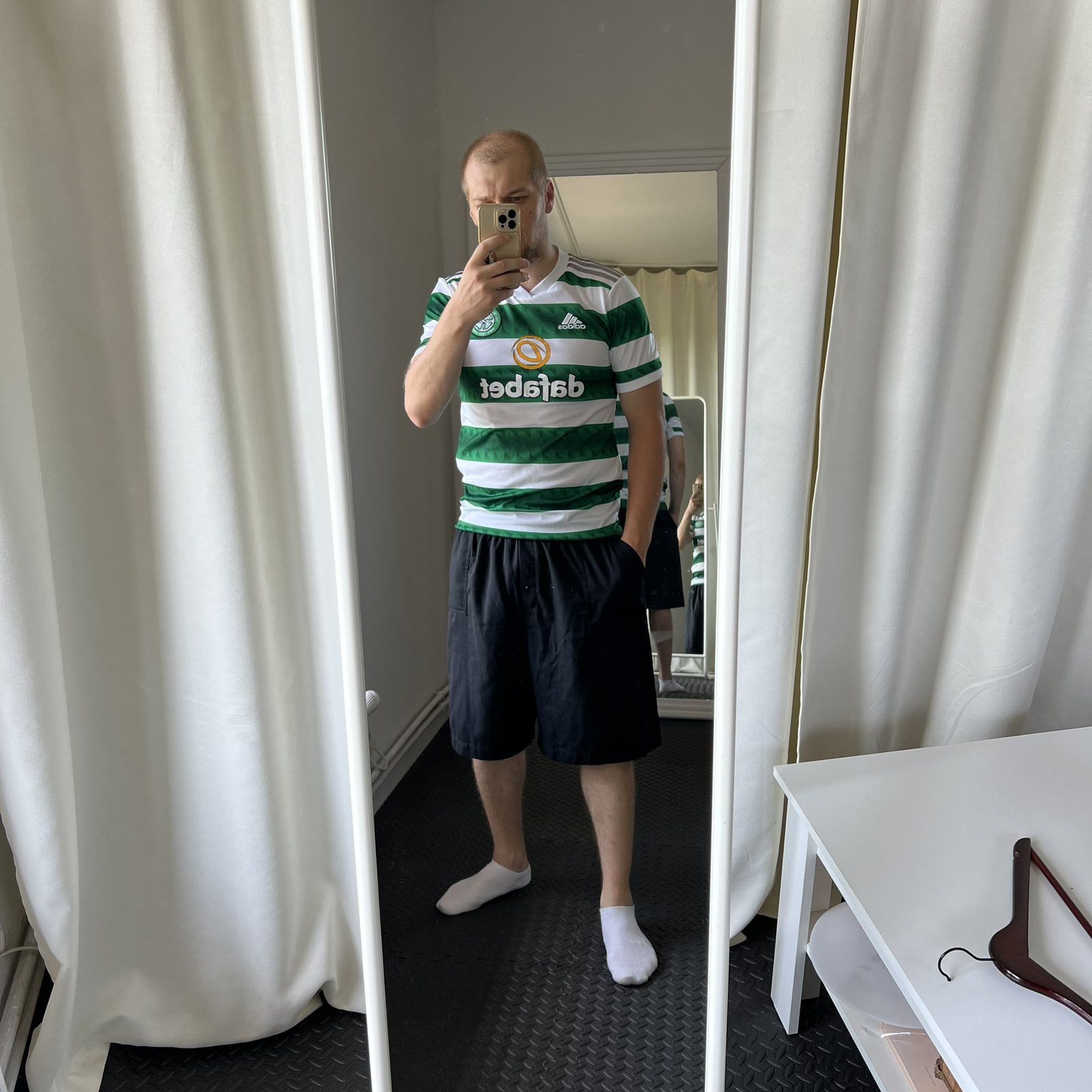Adidas 2022 2023 Celtic Scotland Adidas Home Kit Soccer Jersey Tee Size US S / EU 44-46 / 1 - 3 Thumbnail