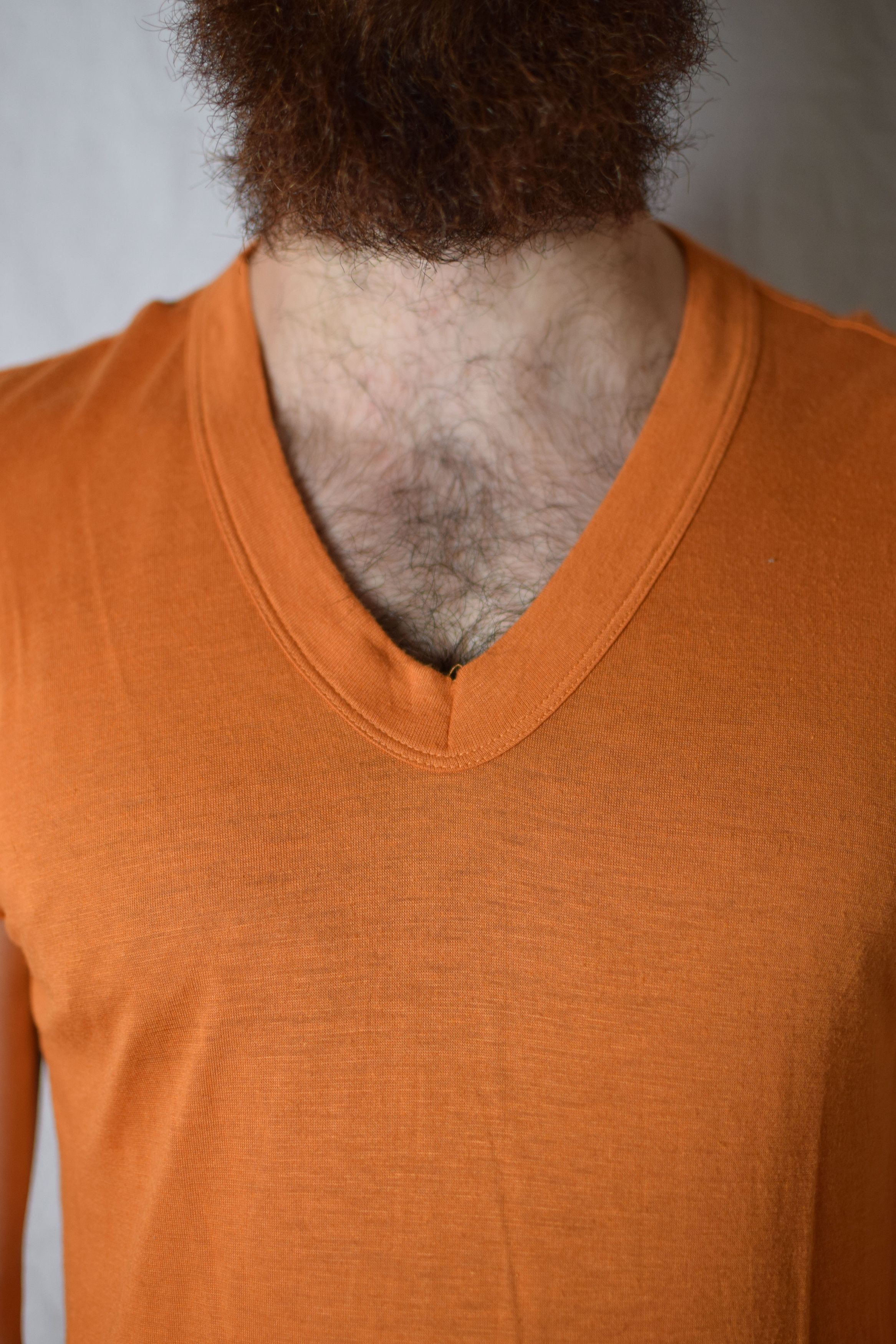 Rick Owens Rick Owens SS05 Scorpio Orange Top Size US L / EU 52-54 / 3 - 7 Thumbnail