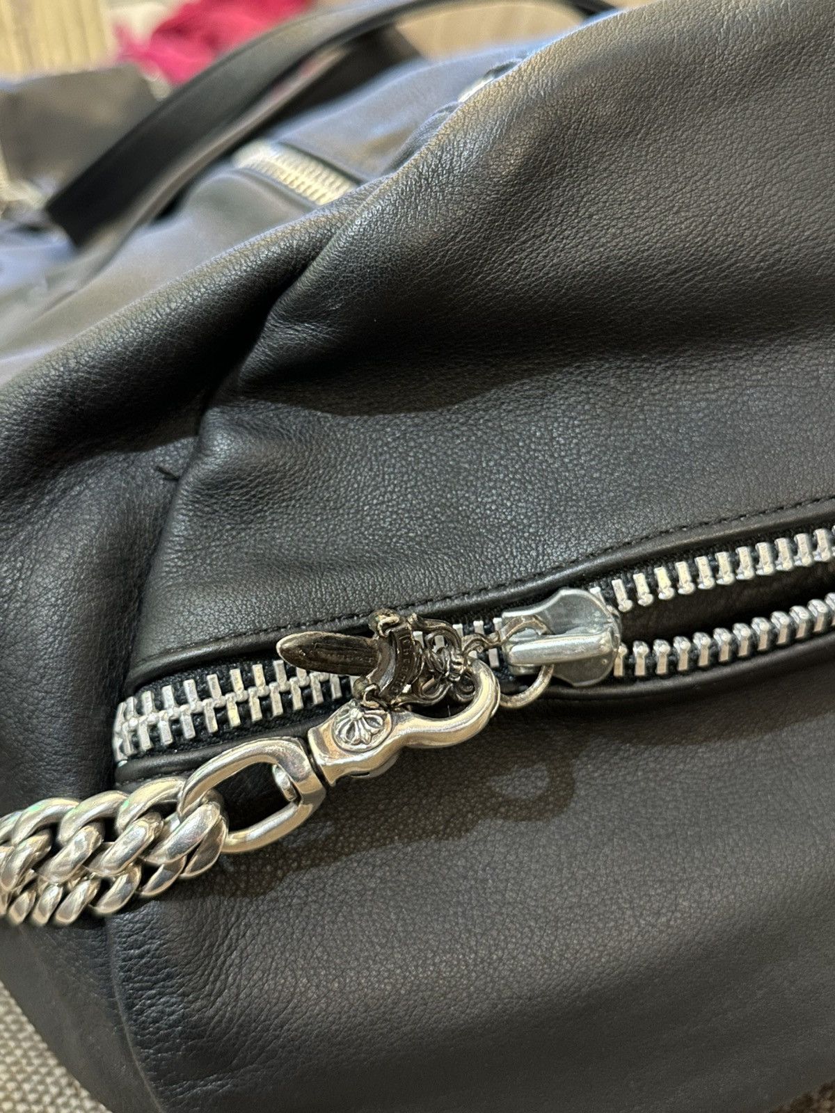 Chrome Hearts CHROME HEARTS LEATHER PATCHED CROSS DUFFLE Size ONE SIZE - 9 Thumbnail