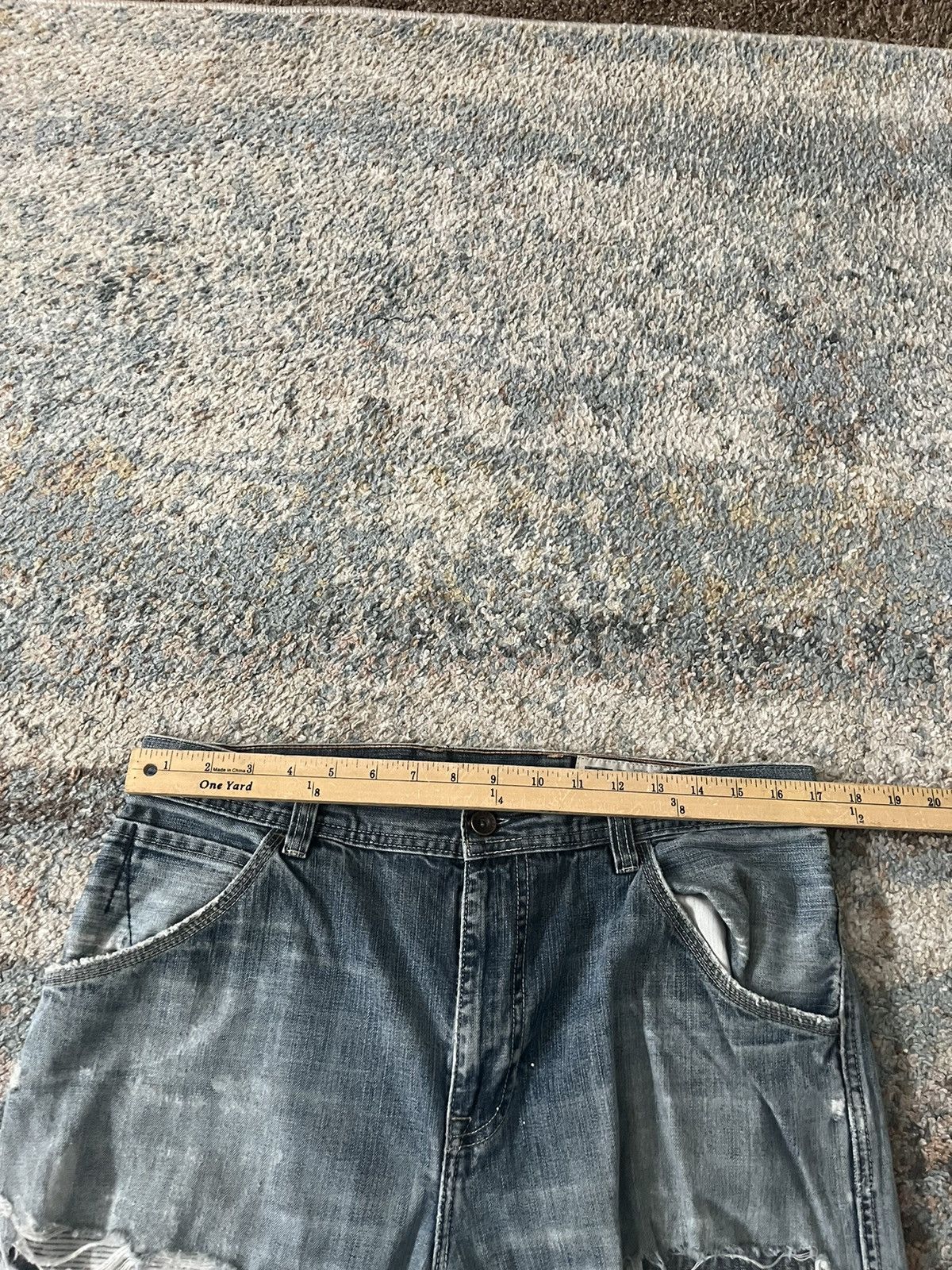 Gap VTG Thrashed Baggy Gap Jeans 34x31 Kanye Size US 34 / EU 50 - 8 Thumbnail
