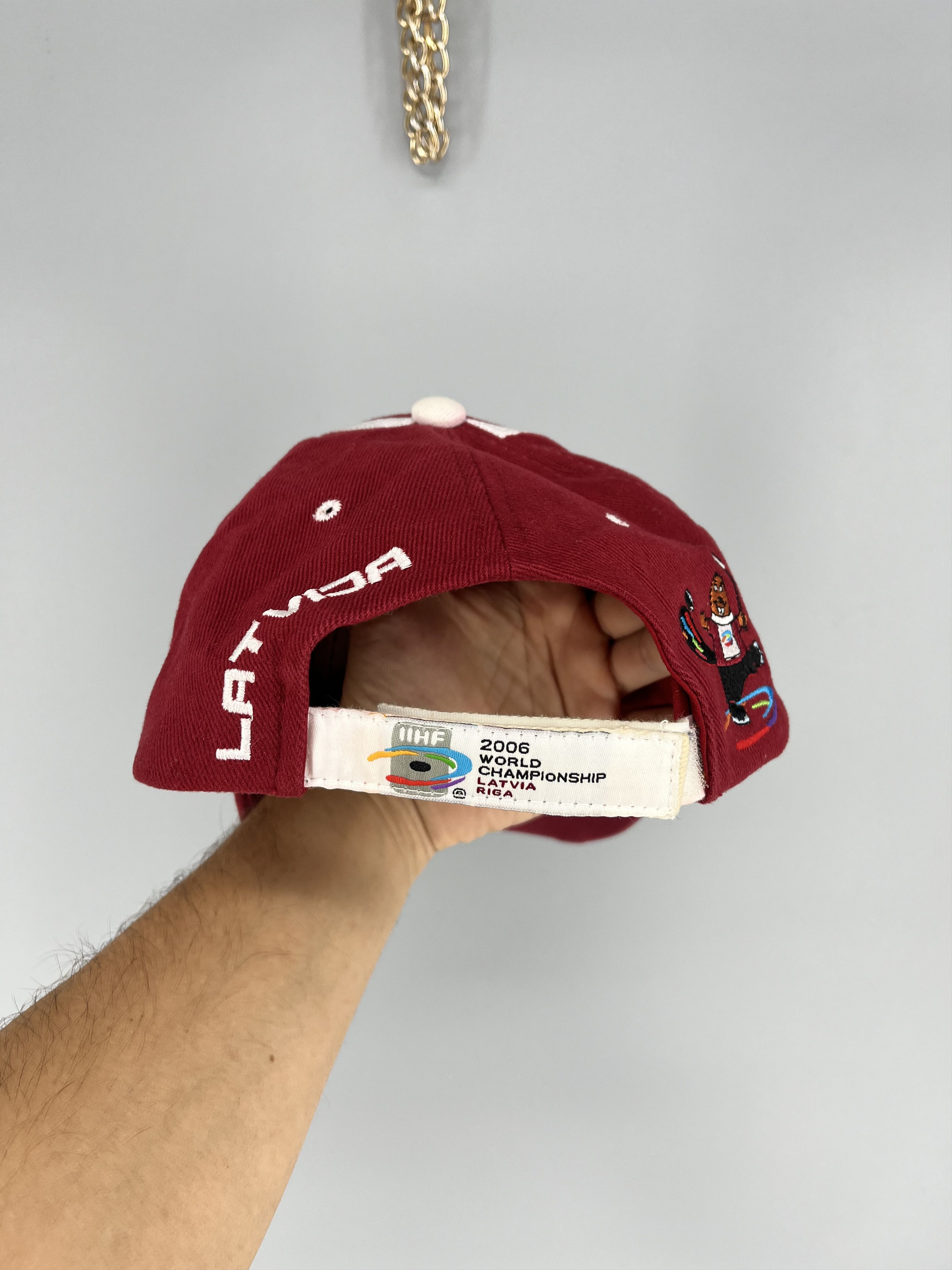 NHL Vintage Cap 2006 IIHF World Championship Hockey Latvia Size ONE SIZE - 5 Thumbnail