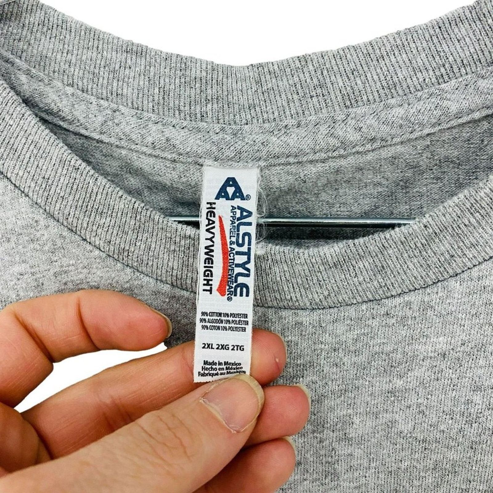 Alstyle Alstyle Single Stitch Crew Neck The Senators Grey 2XL Size US XXL / EU 58 / 5 - 5 Thumbnail