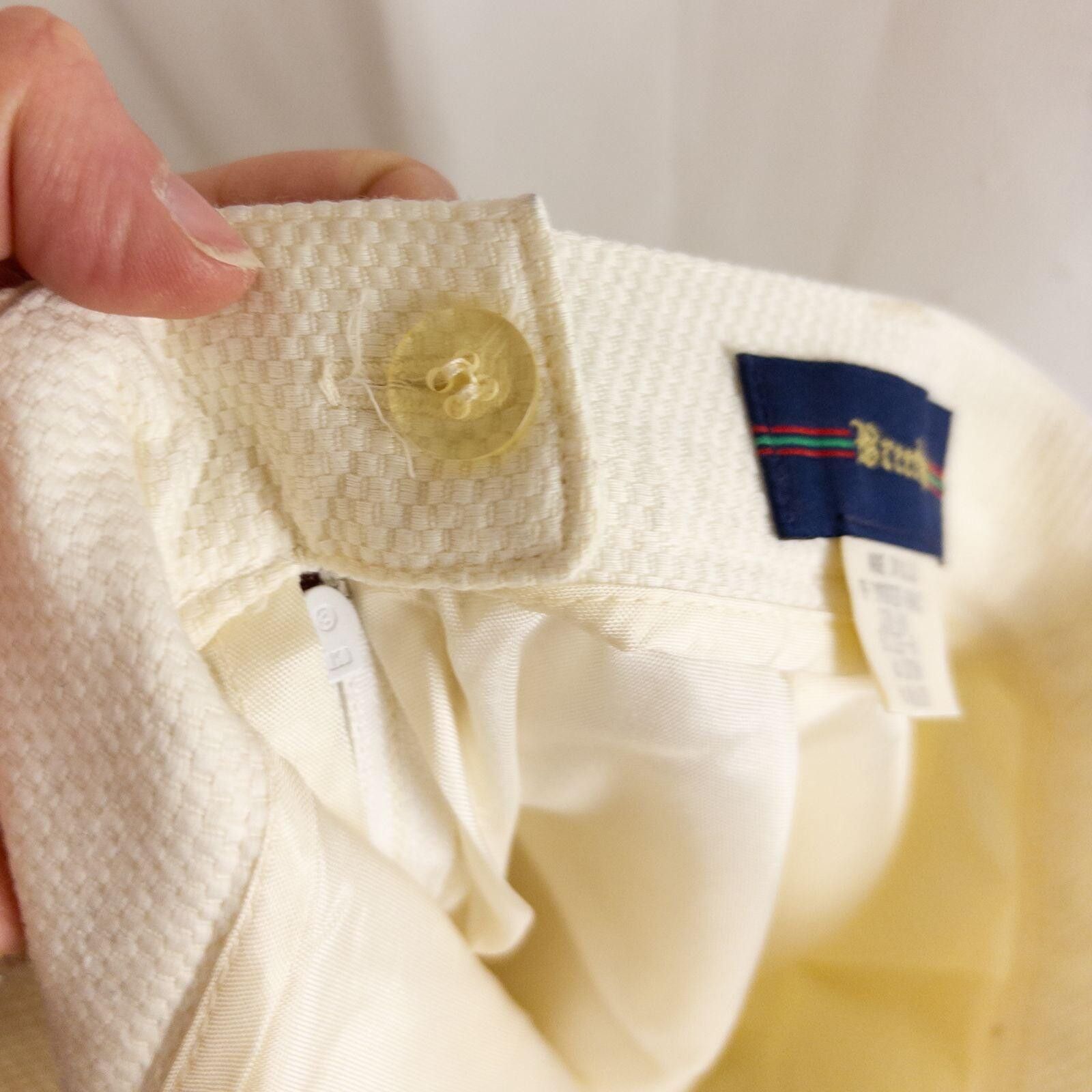 The Unbranded Brand Breeches Vintage Ivory Solid Skirt Womens XSmall Size 26" / US 2 / IT 38 - 6 Thumbnail