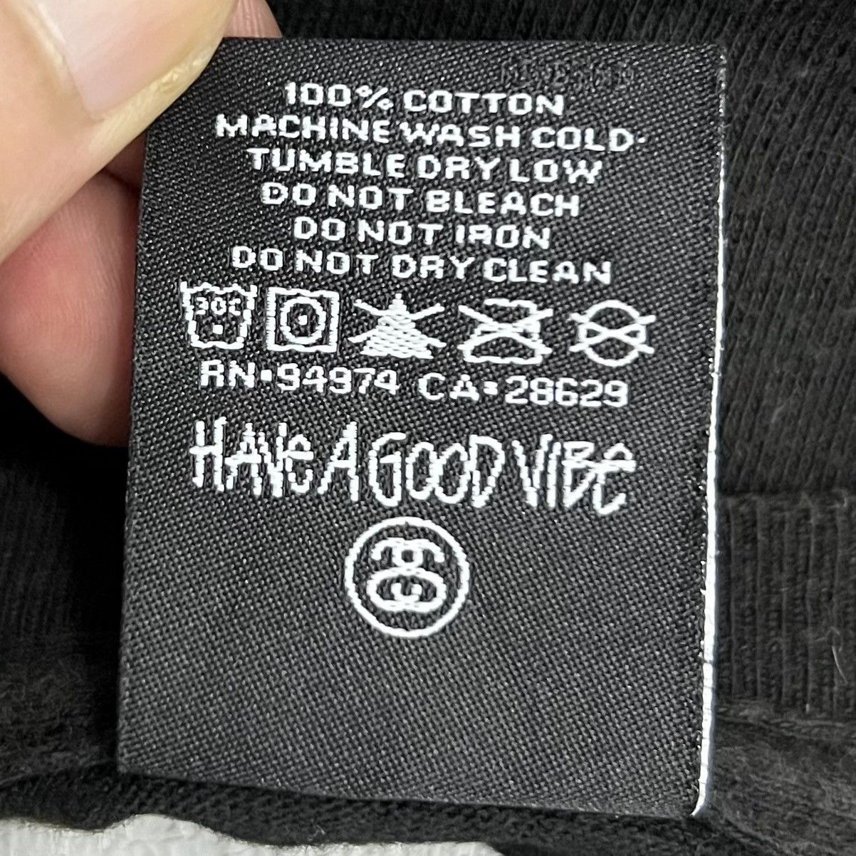 Stussy × Vintage VINTAGE STUSSY HAVE A GOOD VIBE SHIRT Size US S / EU 44-46 / 1 - 7 Thumbnail