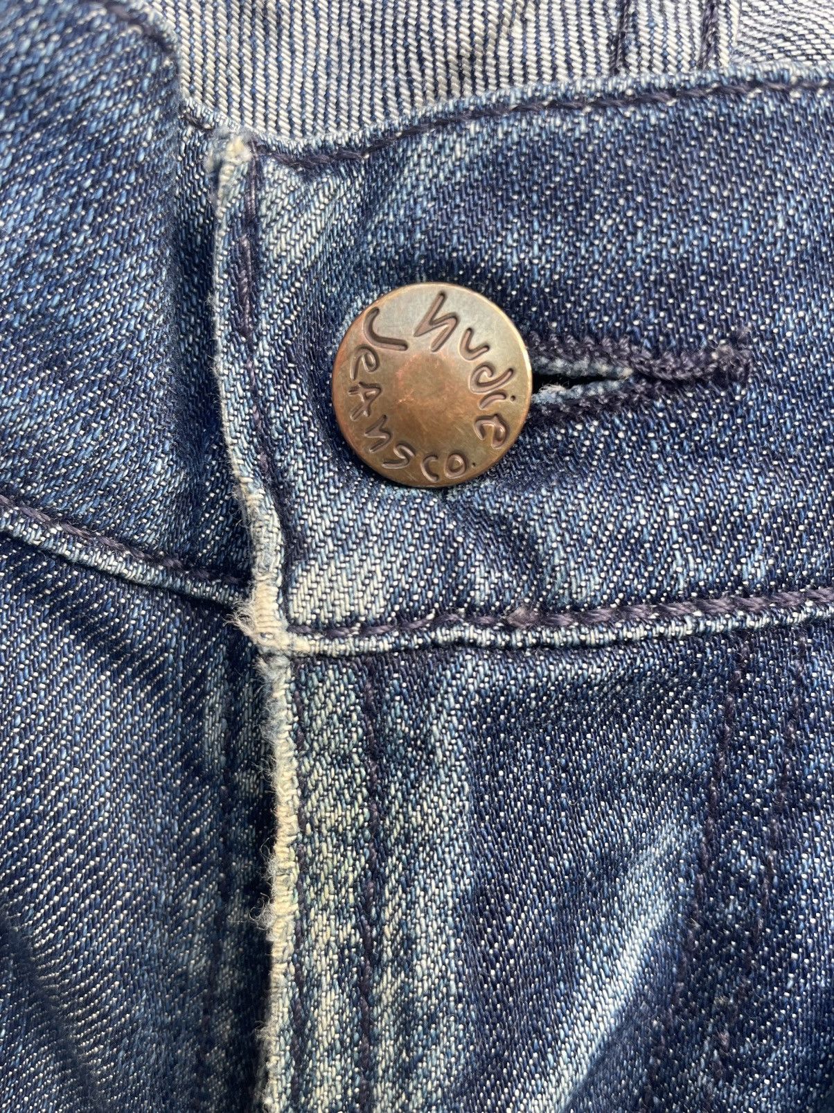 Nudie Jeans Nudie Thin Finn Faded Wash Denim Size US 33 - 20 Thumbnail