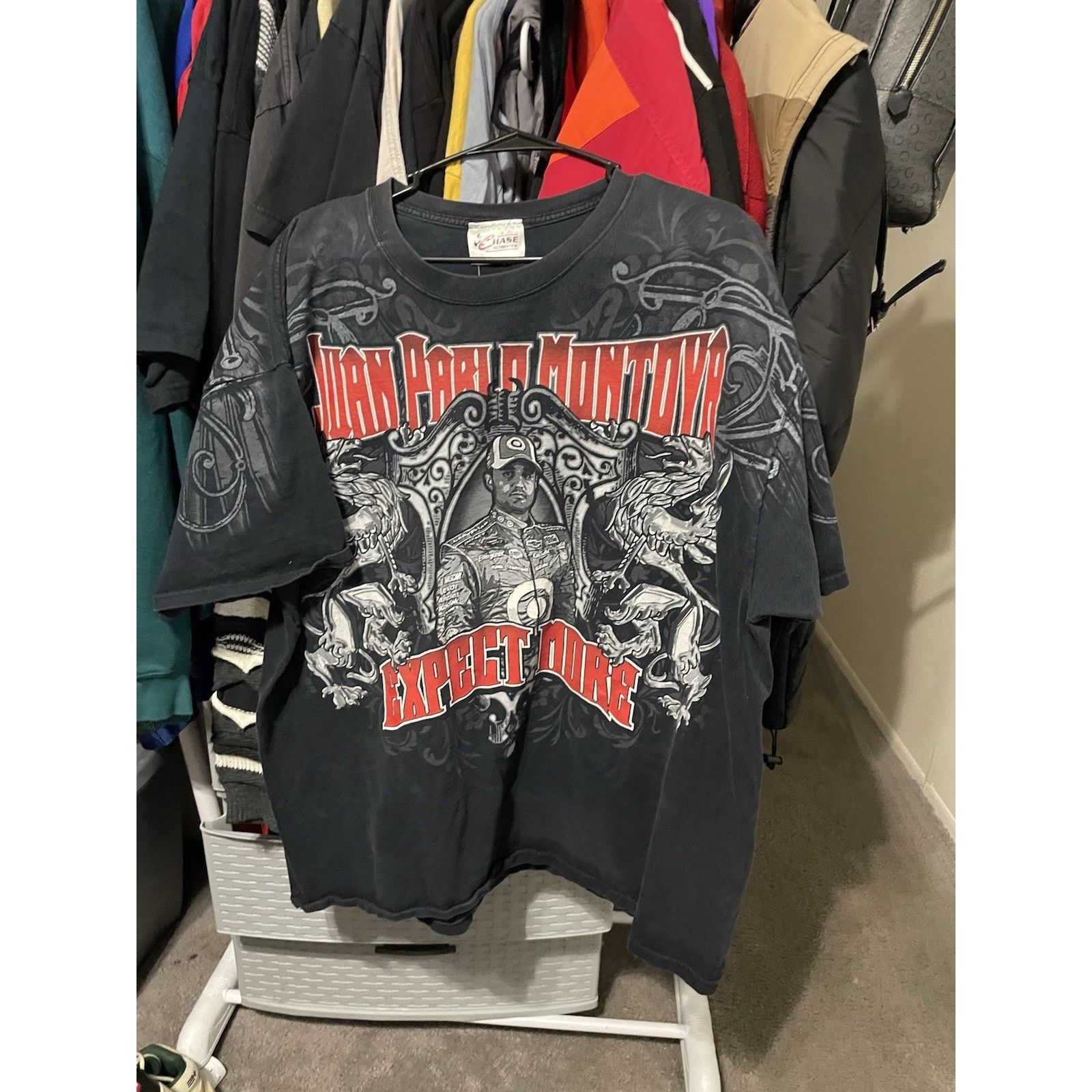 Size 3XL-Nascar Vintage 2008 Juan Pablo Montoya T Shirt