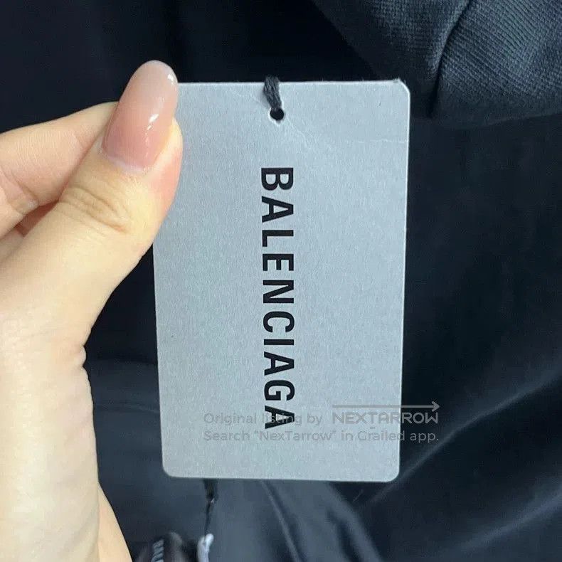 Balenciaga Balenciaga Black Logo Embroidered Hoodie. Size US L / EU 52-54 / 3 - 4 Thumbnail
