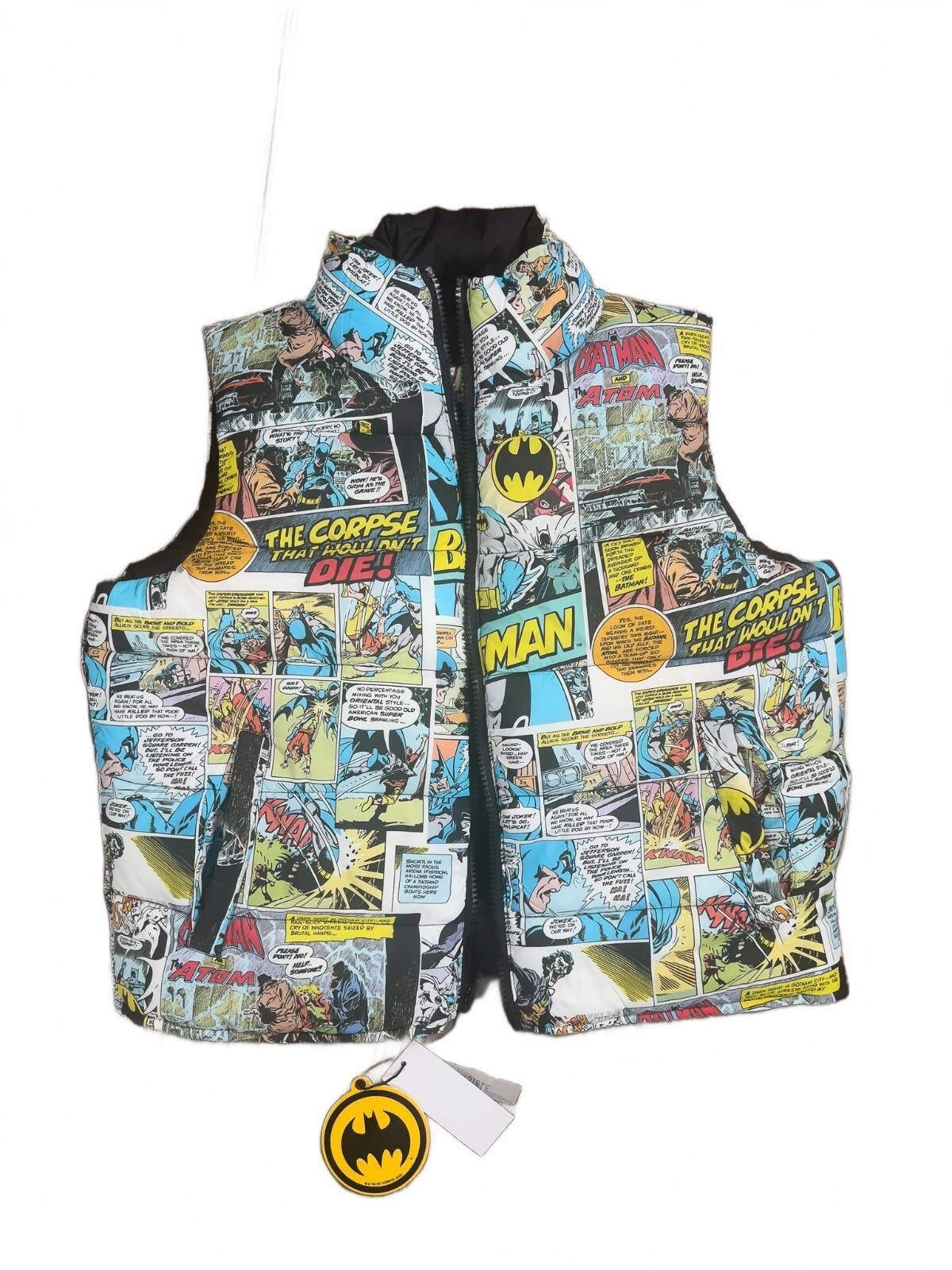 Guess 💥 Guess Originals x Batman Reversible Black Puffer Vest XS Size US XS / EU 42 / 0 - 1 Thumbnail
