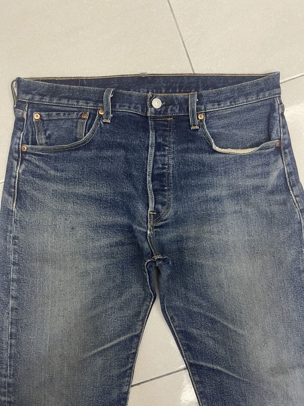 Levi's Levi's 501 Original Fit Jeans - Waterless Edition Size US 33 - 2 Thumbnail