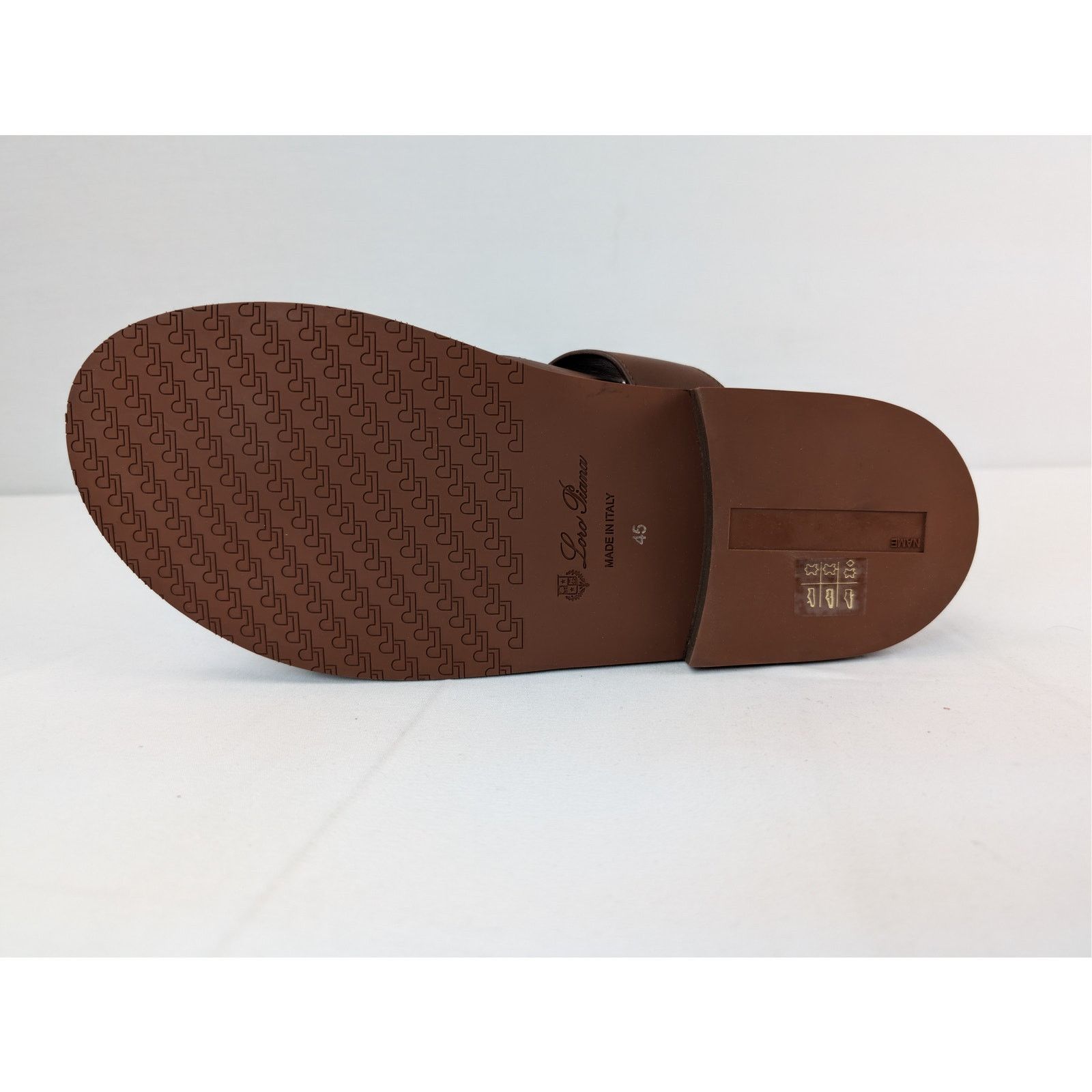 Loro Piana o1rshd1 Slide Sandal Walk Kudu in Aestival Brown Size US 12 / EU 45 - 13 Thumbnail