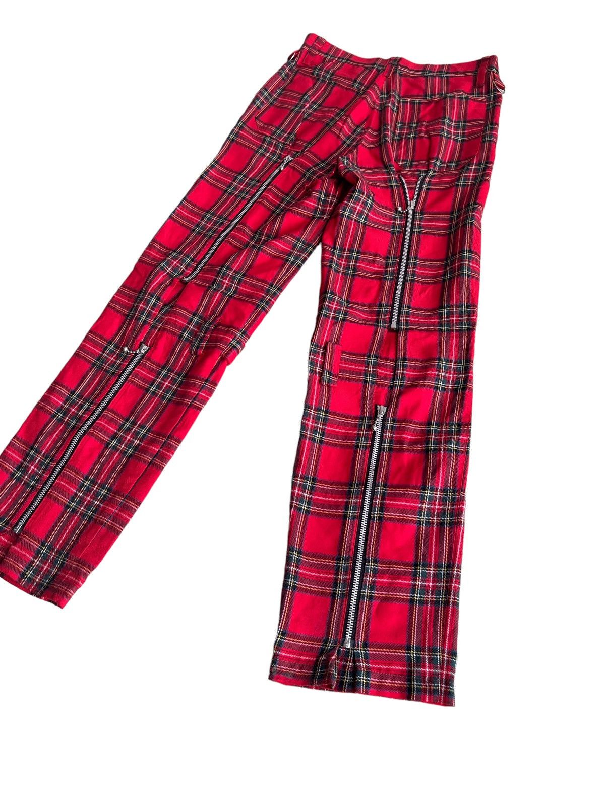 A.F.F.A. × Seditionaries × Vintage 1990s Harajuku YH Bondage Zipper Seditionaries Pants Size US 30 / EU 46 - 1 Thumbnail