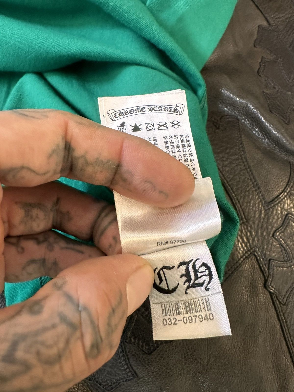 4GSELLER × Chrome Hearts CHROME HEARTS x 4GSELLER GFYS FUCK YOURSELF CROSS SHIRT Size US XL / EU 56 / 4 - 11 Thumbnail