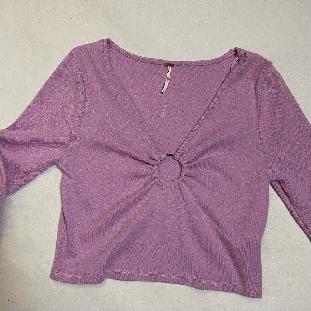 Free People New Free People Key To My Heart Pink Top Size L Size L / US 10 / IT 46 - 9 Thumbnail