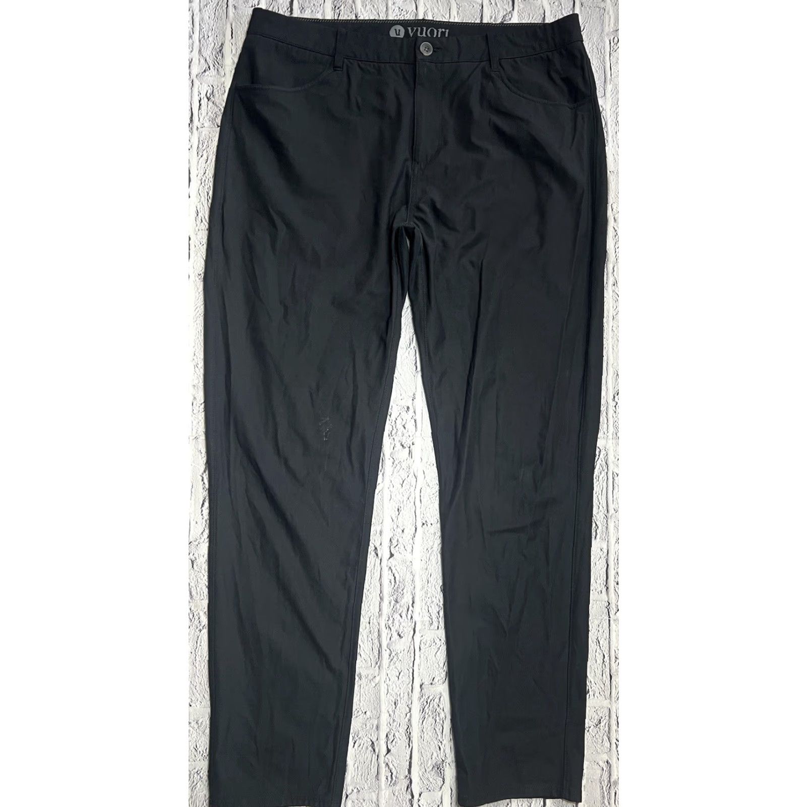 Vuori Vuori Pants Mens Meta Straight Chino Stretch 36 Regular Gray 32 Inseam Mens Boys? Size US 36 / EU 52 - 2 Thumbnail