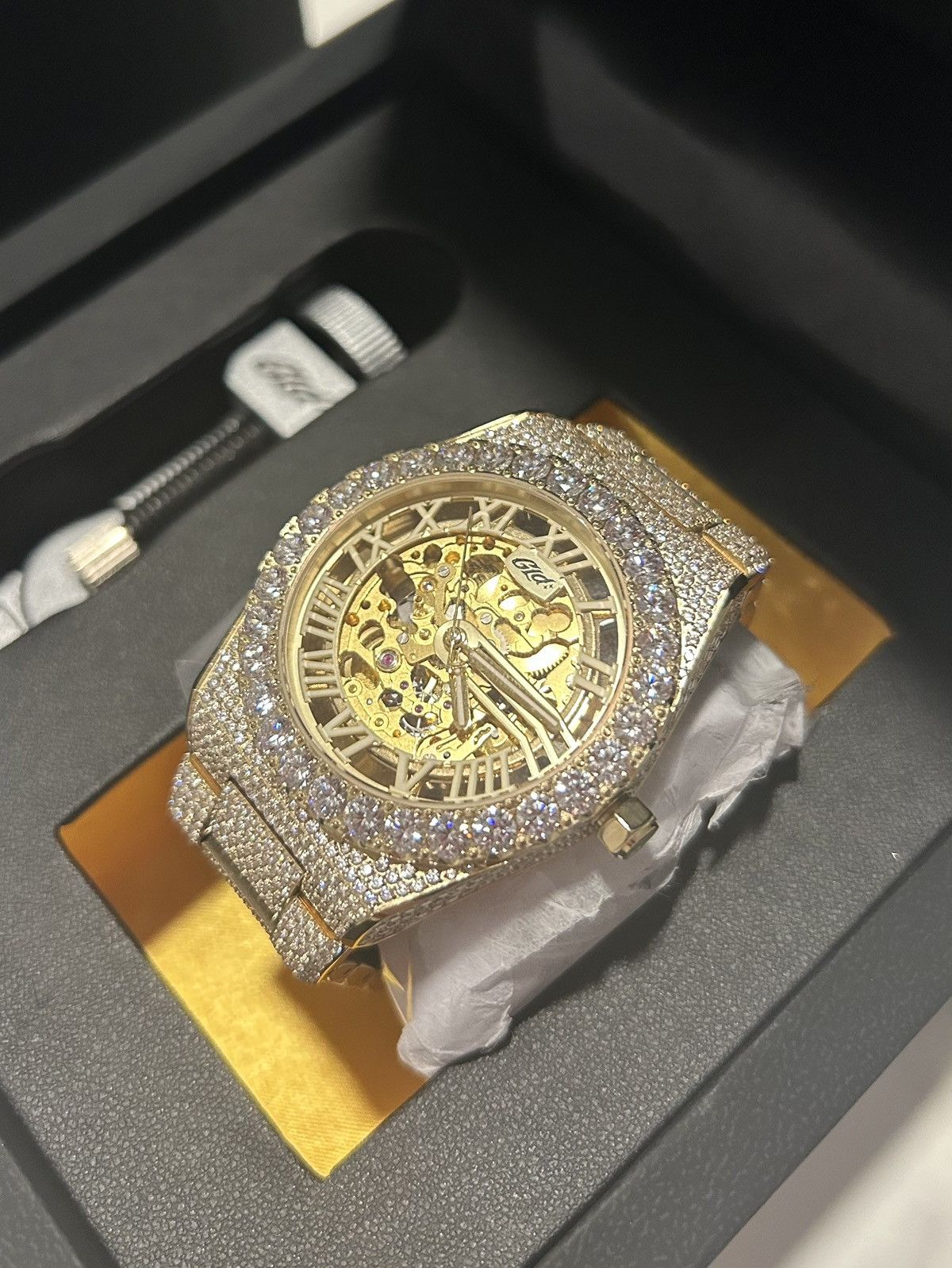 Other Shop GLD 42MM Iced Alpha Era Luminous Skeleton Size ONE SIZE - 4 Thumbnail