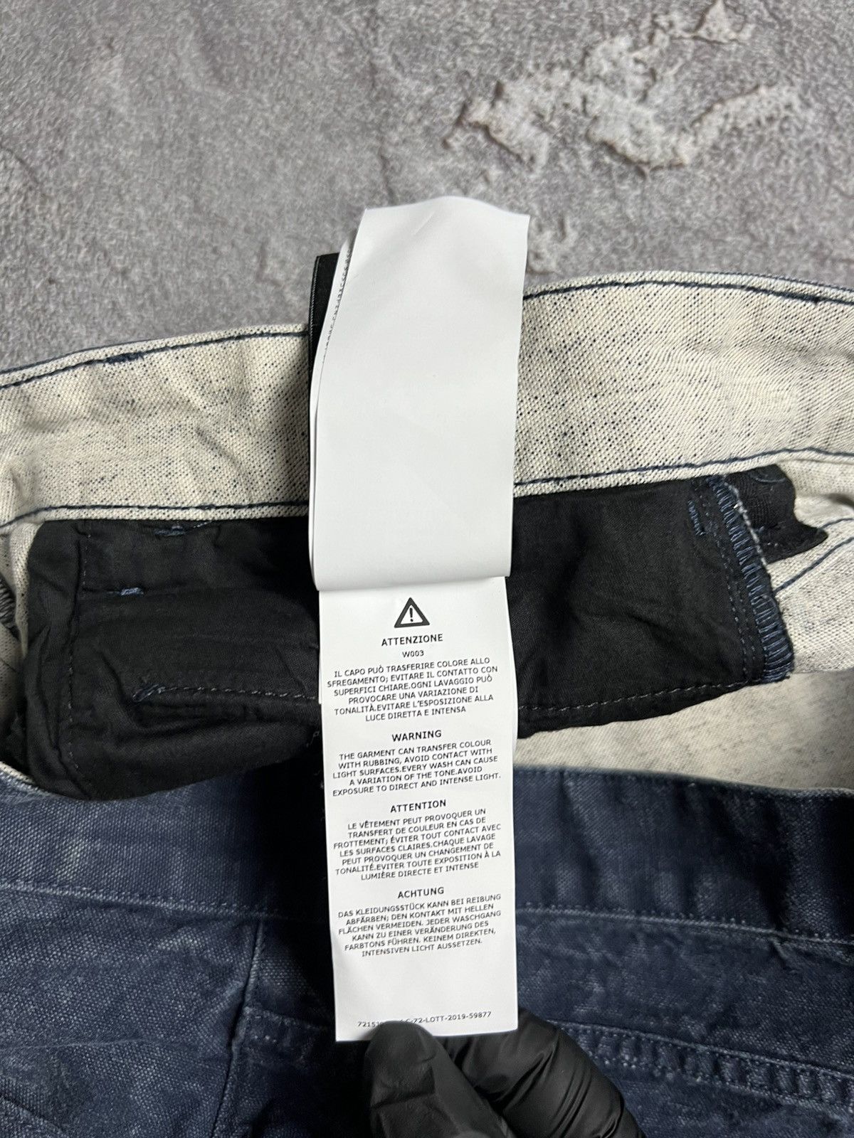 Stone Island Vintage Stone Island Jeans Pants Cargo Washed Patch Program Size US 31 - 15 Thumbnail