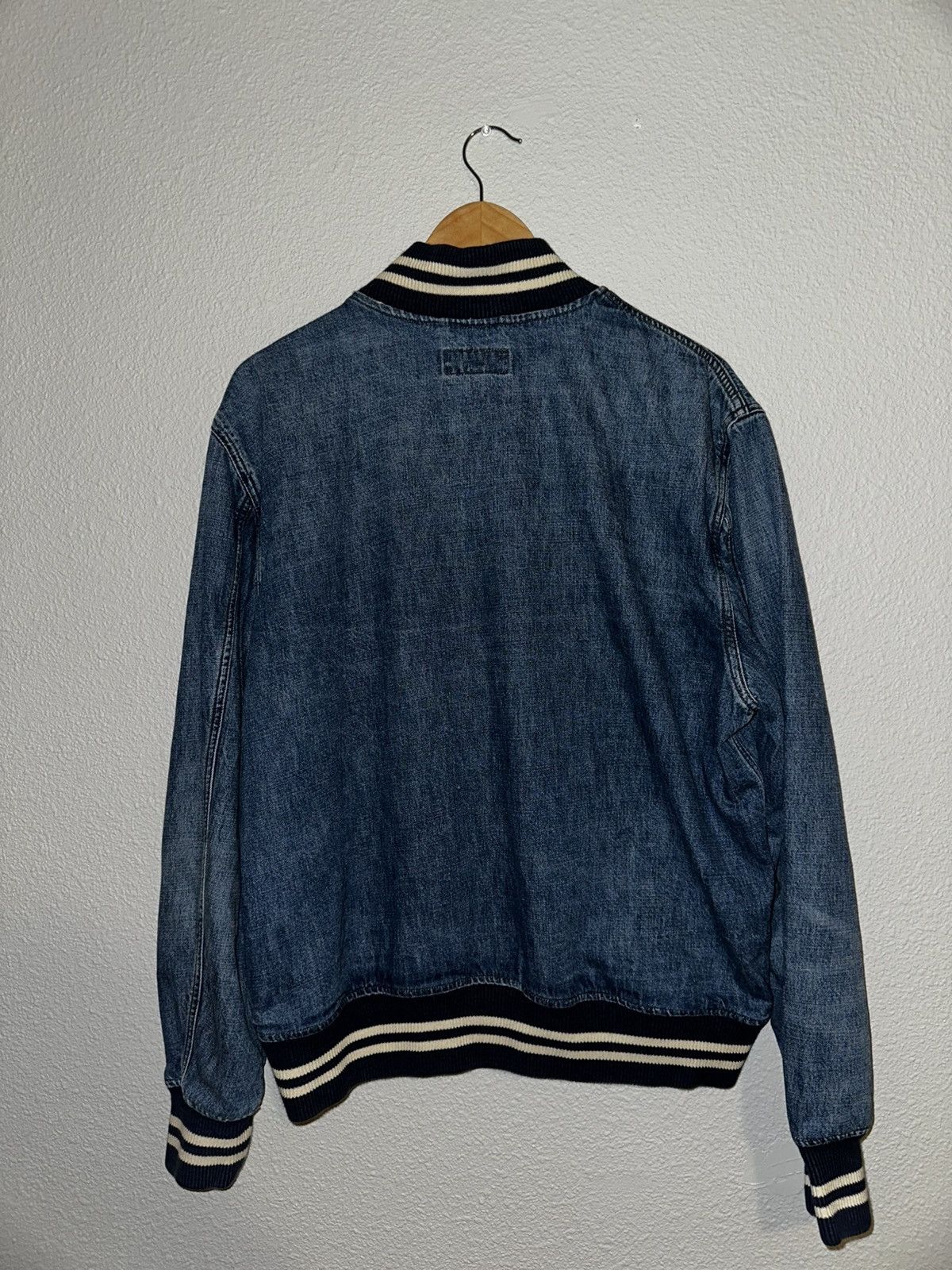Polo Ralph Lauren Polo Ralph Lauren Denim Varsity Jacket Size US L / EU 52-54 / 3 - 10 Thumbnail