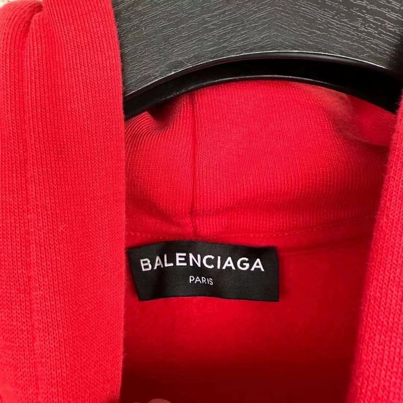Balenciaga Balenciaga Red Hoodie Size US XS / EU 42 / 0 - 3 Thumbnail