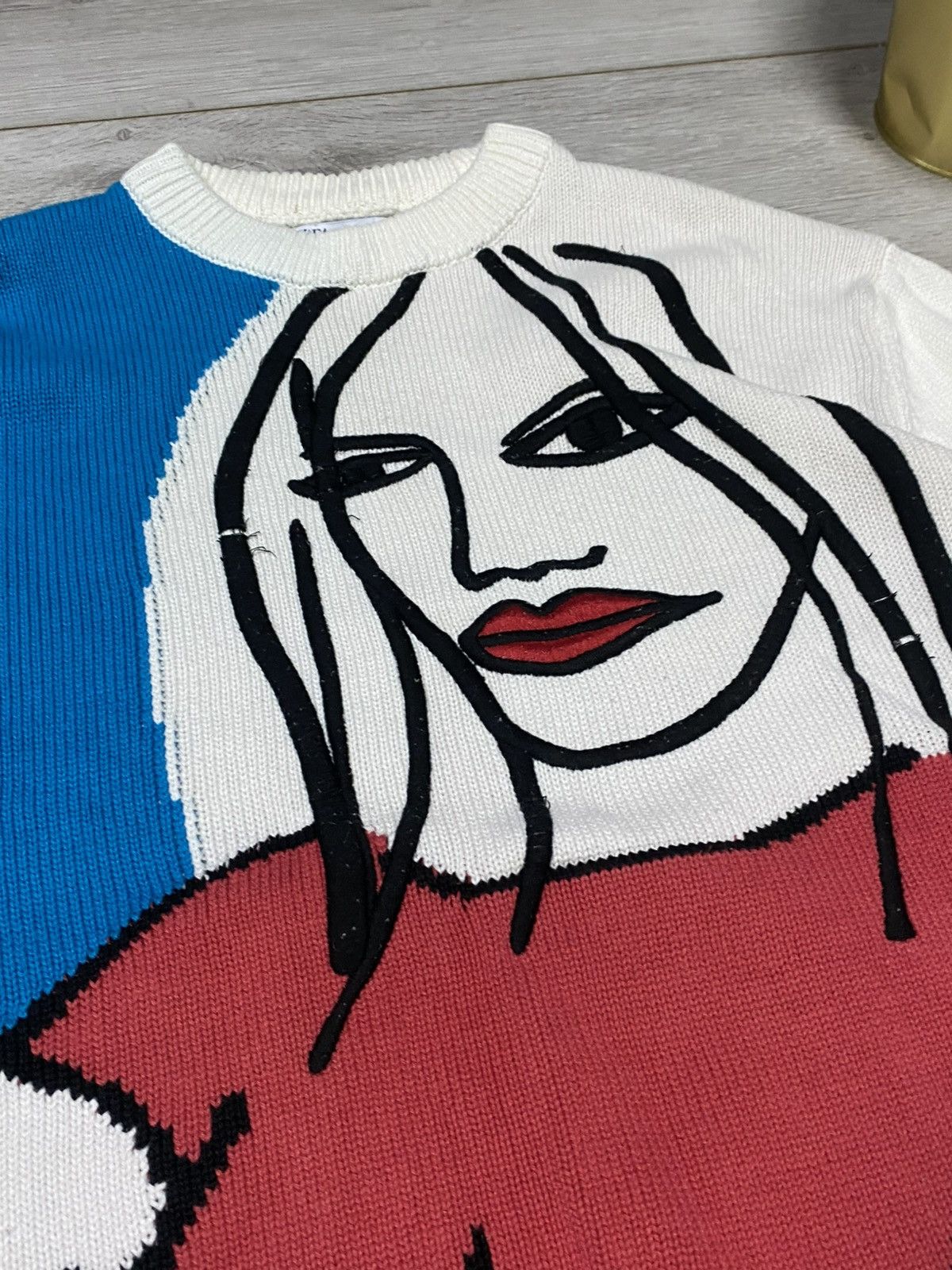 Zara Vintage Zara Oscar Marine All About My Mother Rare Sweater Size US M / EU 48-50 / 2 - 7 Thumbnail