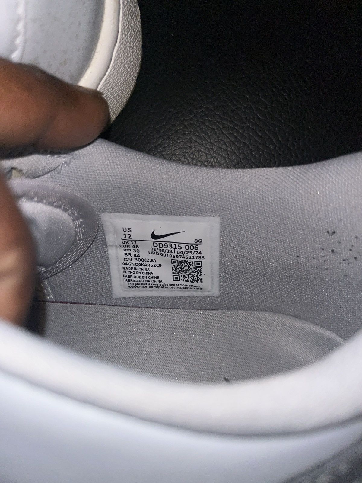 Nike Nike lowtop jordan 1 golf Size US 12 / EU 45 - 1 Thumbnail