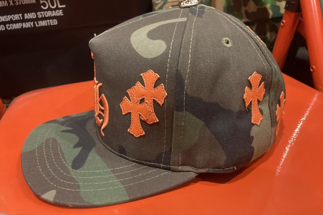 Chrome Hearts Chrome hearts orange cross patch camo baseball 5