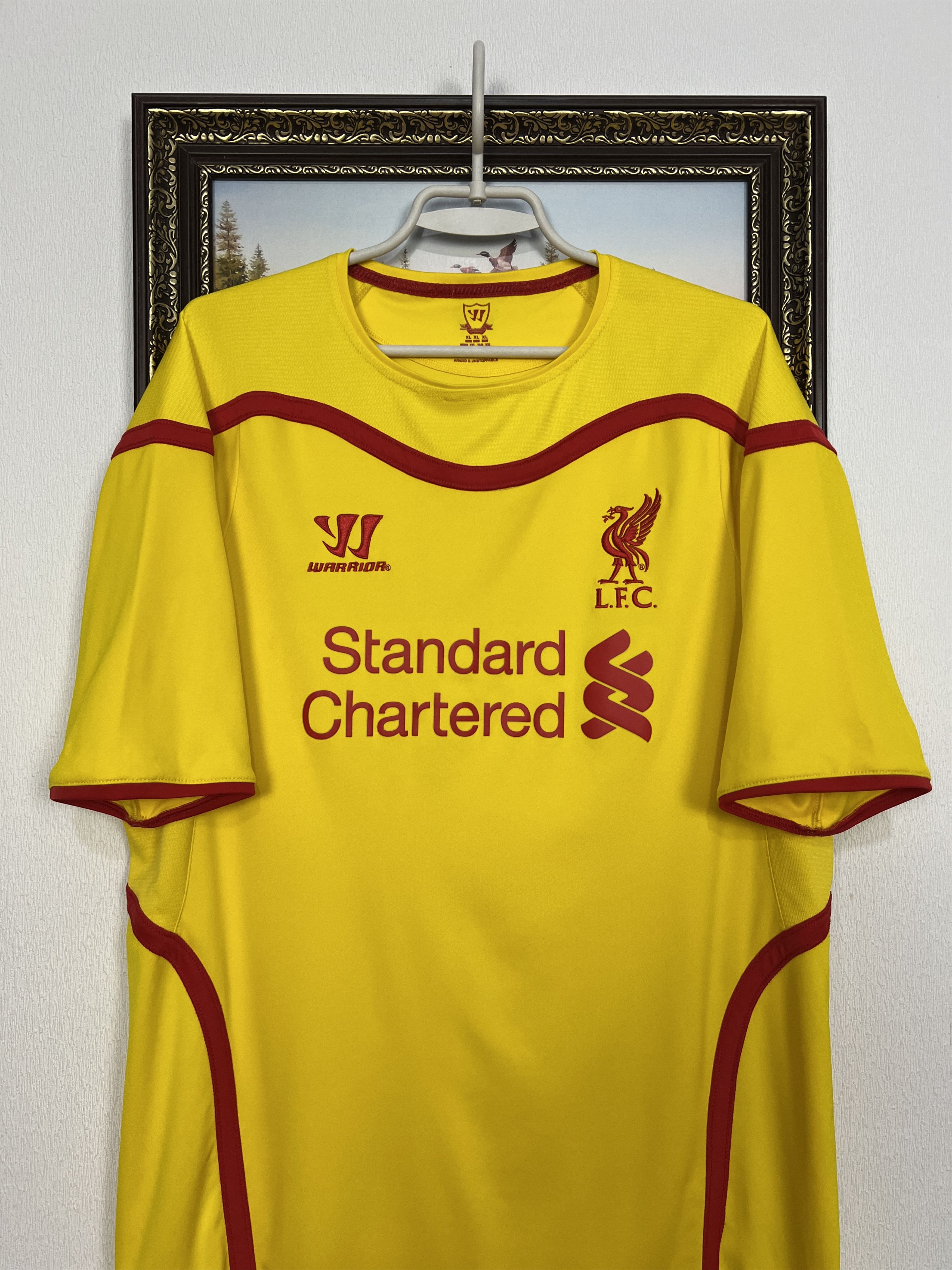 Warrior Liverpool football shirt 2014 Soccer Warrior Jersey Trikot Size US XL / EU 56 / 4 - 2 Thumbnail