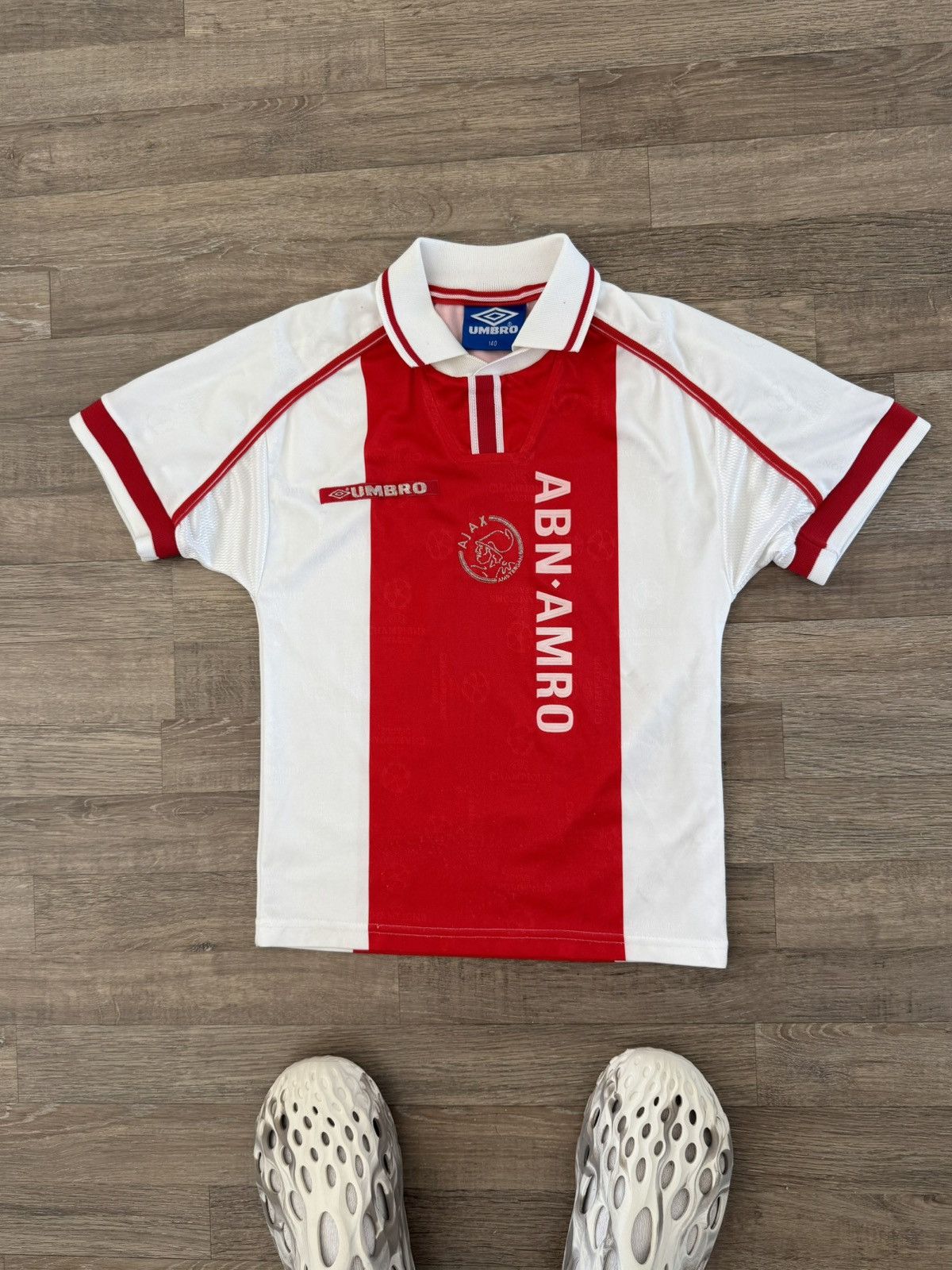 Umbro Vintage 1998 Umbro Ajax Rare Soccer Football Jersey Size US XXS / EU 40 - 2 Thumbnail