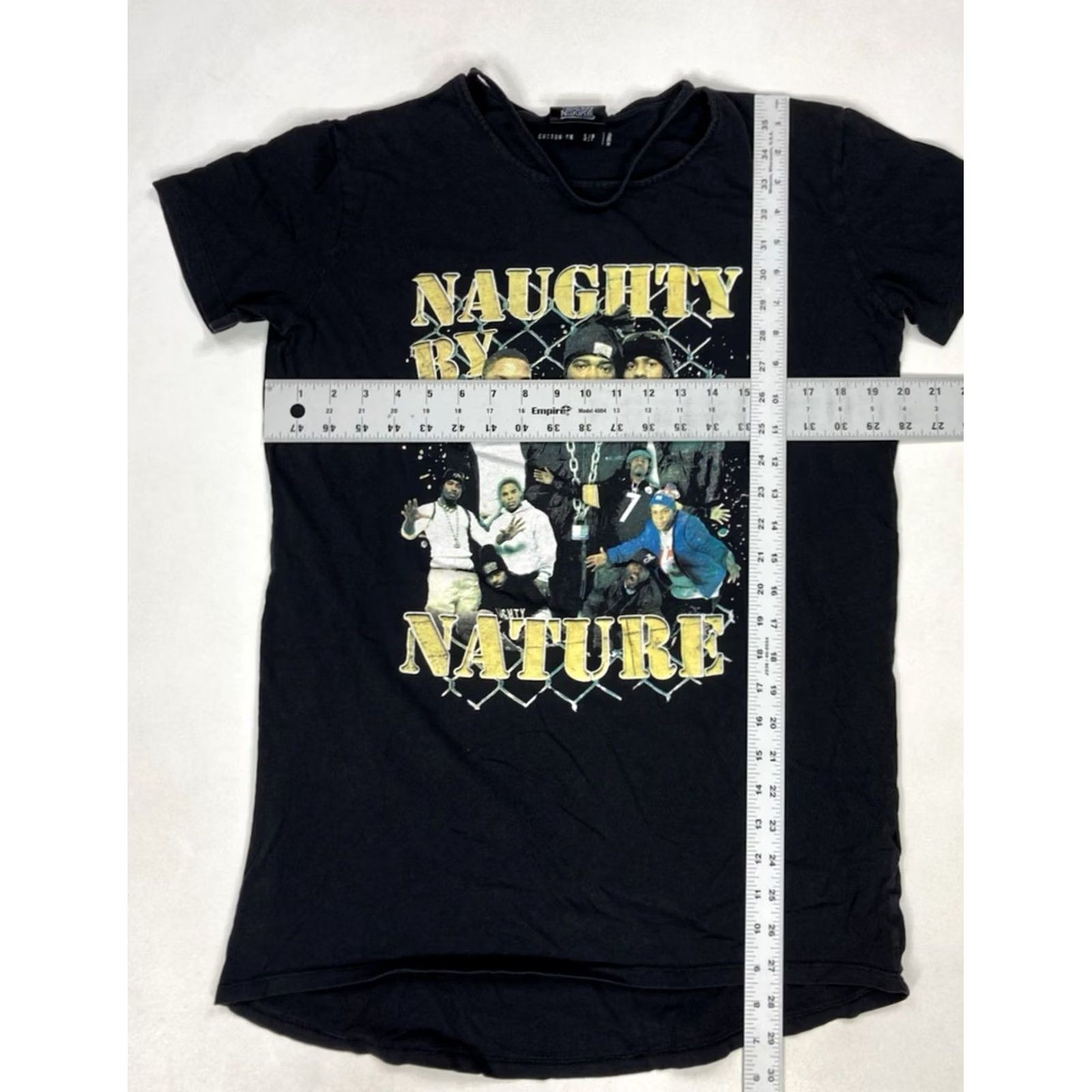 Vintage Naughty By Nature Graphic T-shirt Women Small Black Short Sleeve Music Shirt Size S / US 4 / IT 40 - 6 Thumbnail