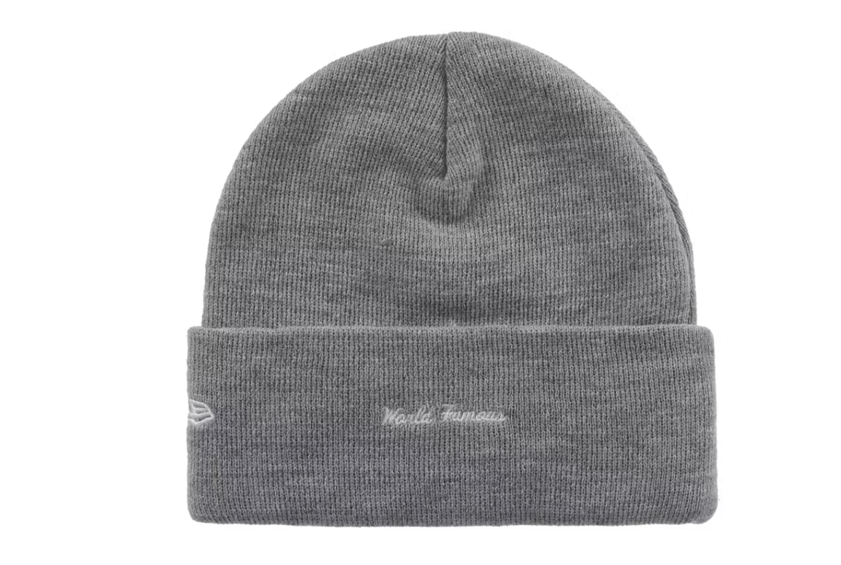 Supreme Supreme New Era Box Logo Beanie Heather Grey size adjustable Size ONE SIZE - 2 Thumbnail