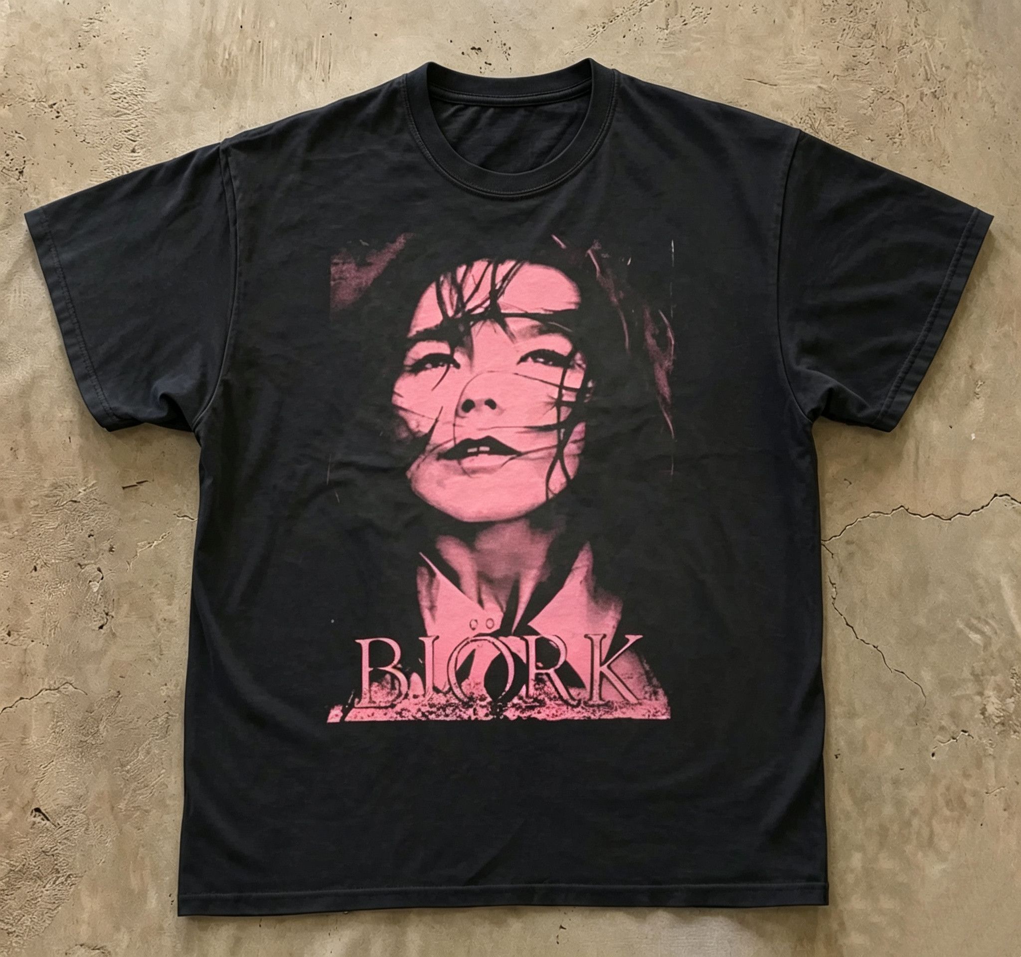 Japanese Brand 90s Bjork Tour 96 Dj Aphex Twin Black | Shirt Tee