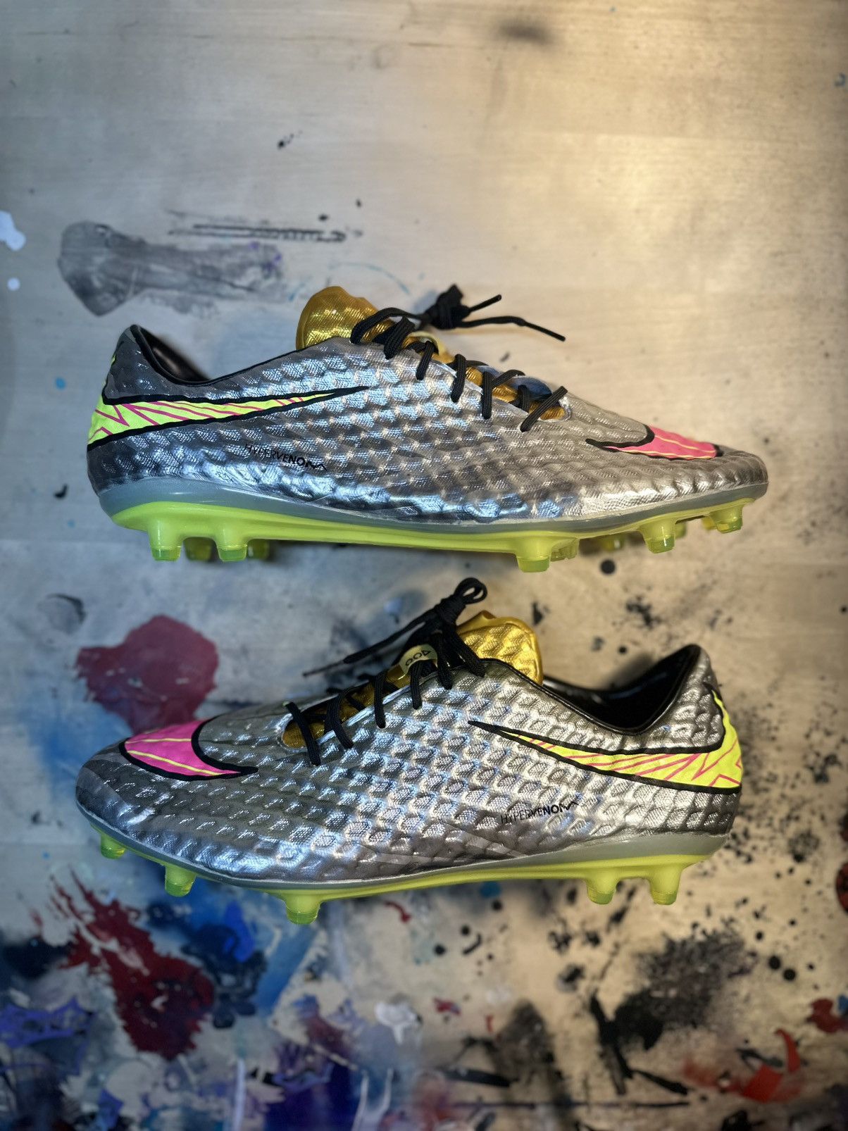 Nike 2015 Nike hypervenom phantom 1 liquid diamond fg soccer boot Size US 11.5 / EU 44-45 - 2 Thumbnail