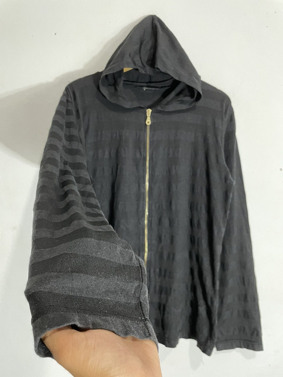 Beauty Beast Beaumere Aristocratic Gothic Hoodie Faded Stripe Style Size US L / EU 52-54 / 3 - 2 Thumbnail