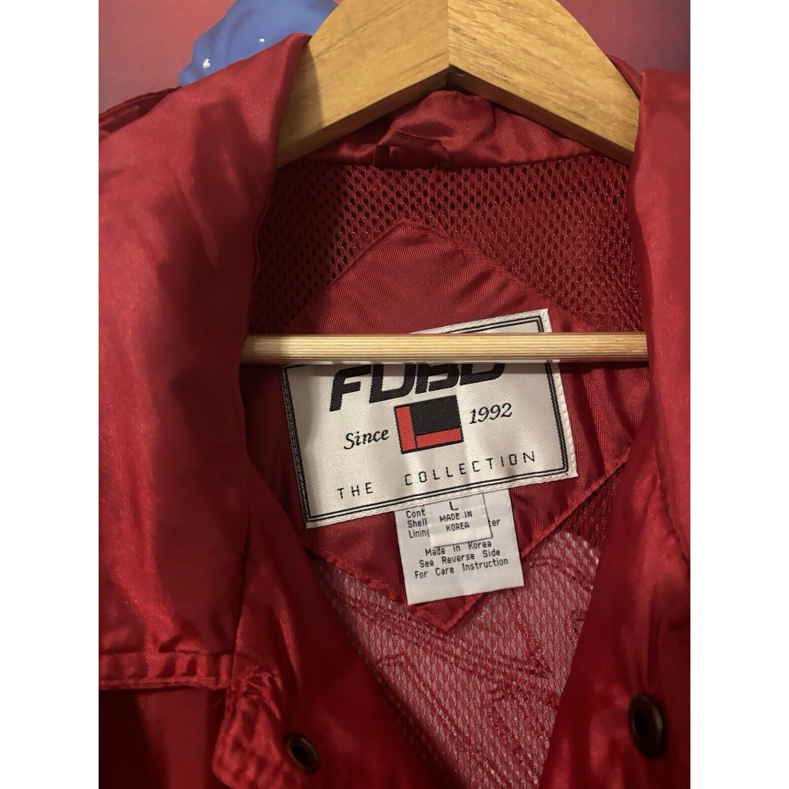 Other Vintage y2k rare Fubu Sport Red Windbreaker Size Large Size US L / EU 52-54 / 3 - 7 Thumbnail
