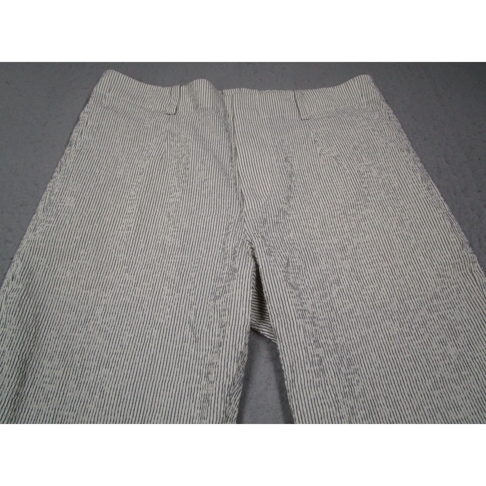 Rag & Bone RAG & BONE Chino Pants Mens 34 Blue Stripe Seersucker Flat Front Classic Casual 34x27 Size US 34 / EU 50 - 2 Thumbnail