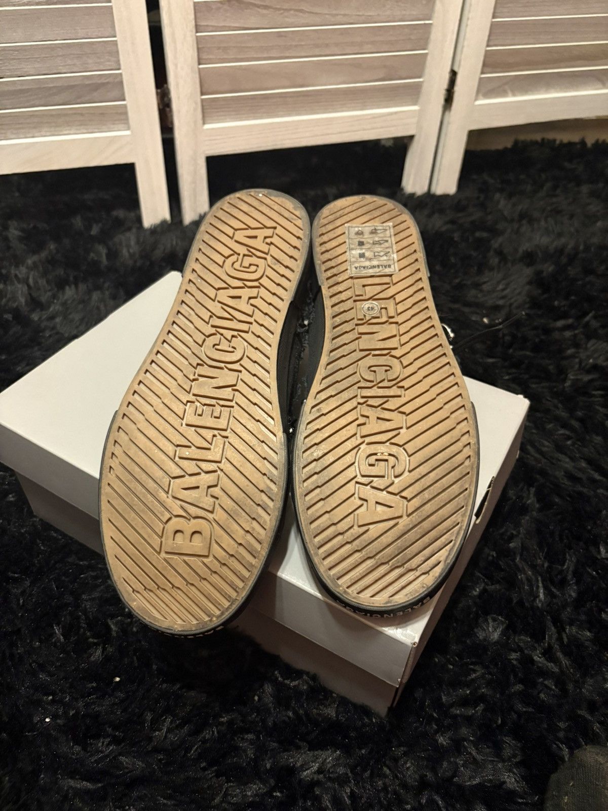 Balenciaga Balenciaga pierced destressed paris high tops + backpack Size US 10 / EU 43 - 8 Thumbnail
