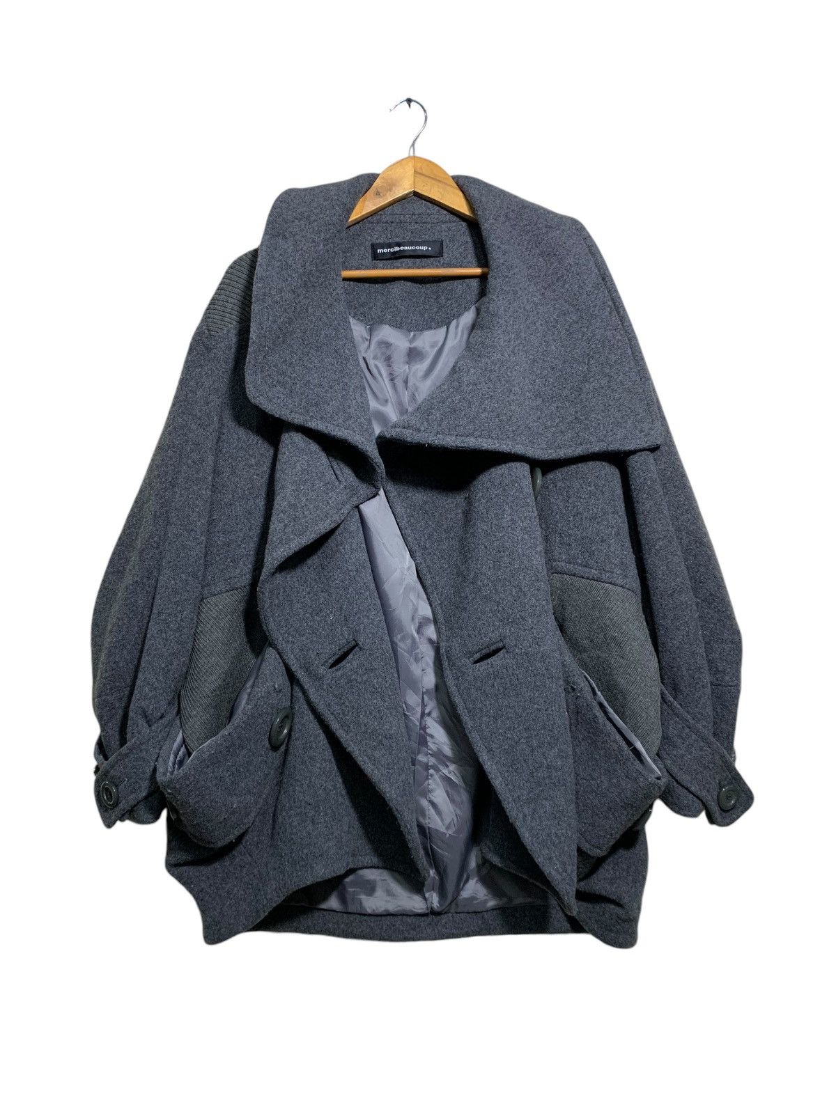 Issey Miyake 🔥MERCIBEUCOUP ISSEY MIYAKE JACKETS GREY Size XL / US 12-14 / IT 48-50 - 1 Thumbnail