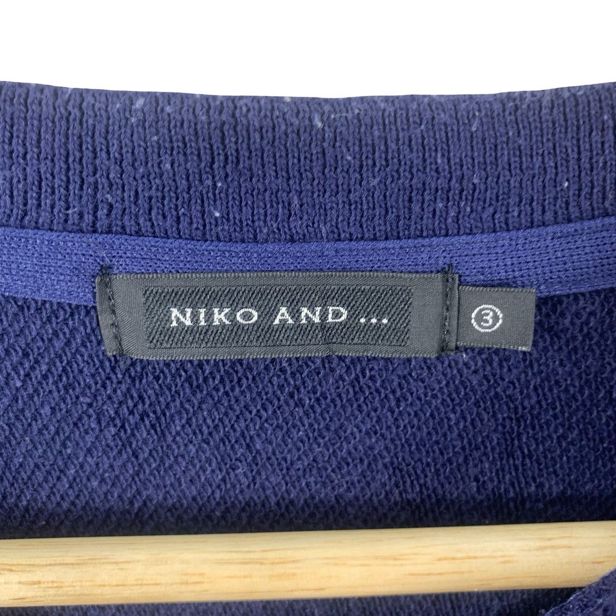 Vintage Vintage NIKO AND … Striped Crewneck Sweatshirt Pullover Size US L / EU 52-54 / 3 - 8 Thumbnail