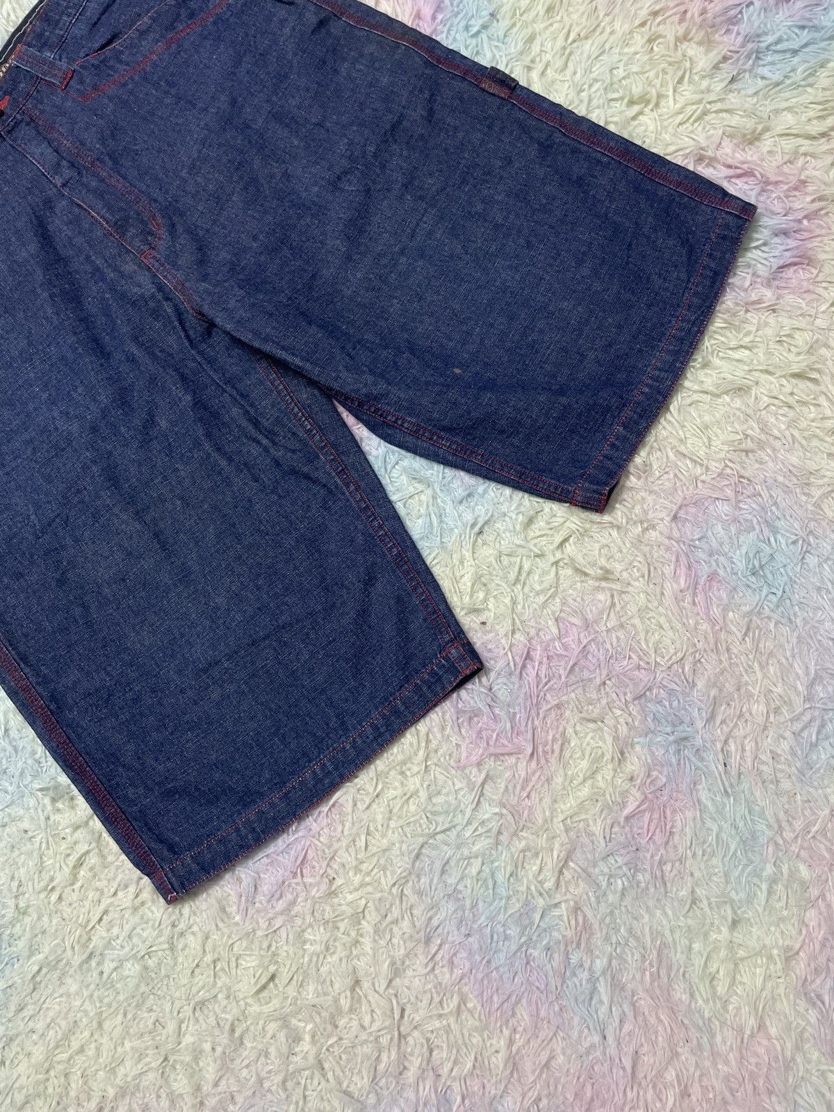 Vintage × Wu-Tang Clan 💥Hearing offer💥Vintage Y2k Jonny blaze denim jorts pants Size US 36 / EU 52 - 4 Thumbnail