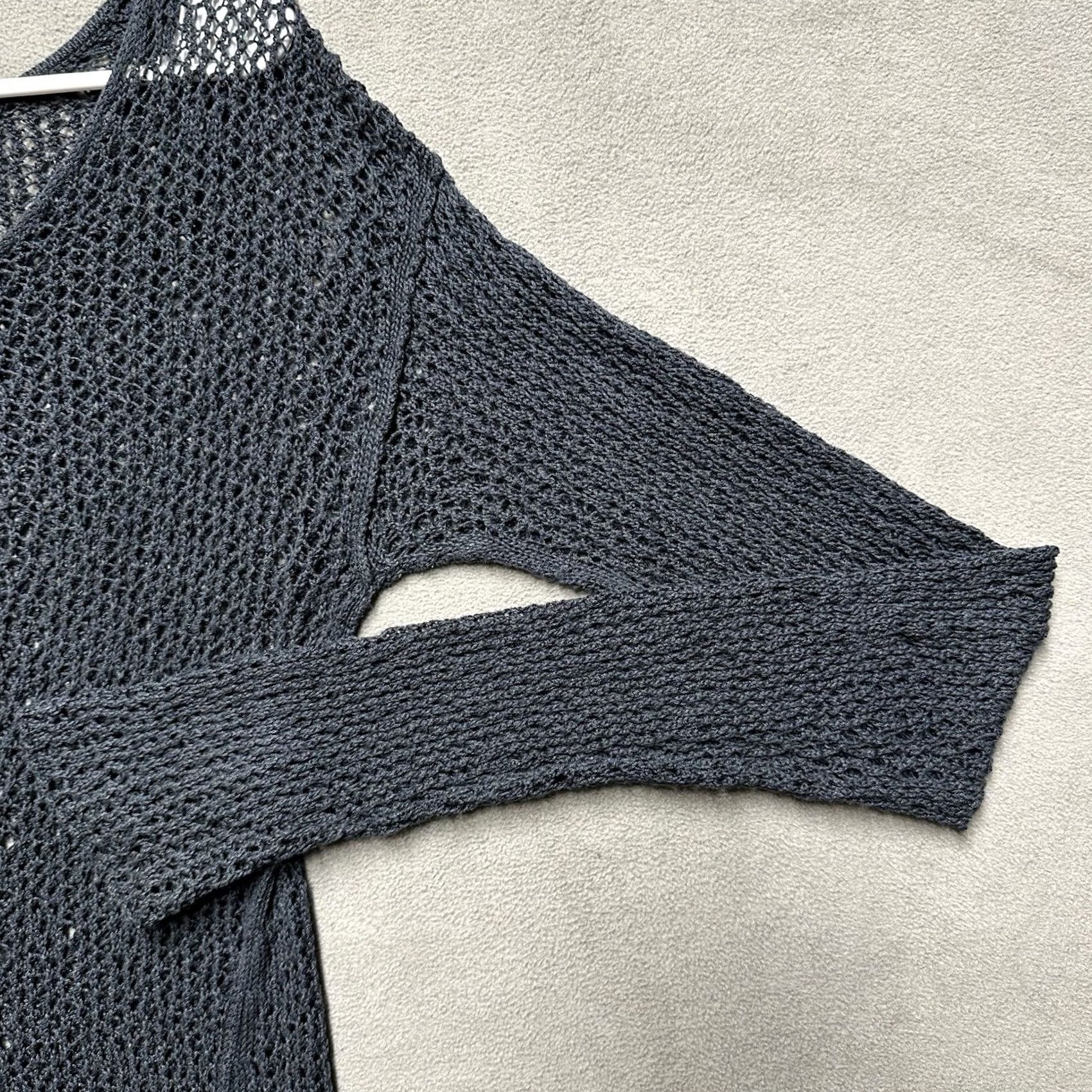 Vintage VINTAGE Peruvian Connection Tunic Top Womens Small Blue Pima Cotton Lightweight Sweater Size S / US 4 / IT 40 - 7 Thumbnail